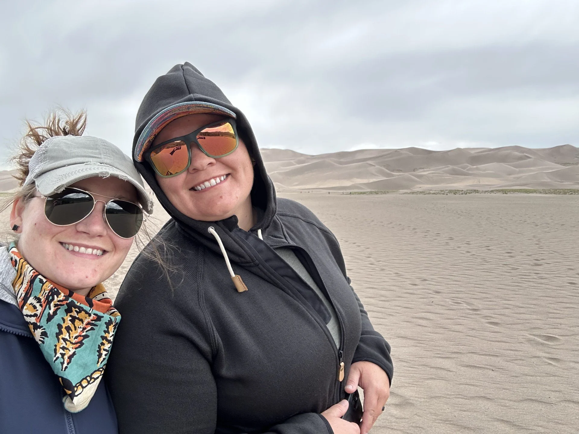 Jessi and Ashley exploring Colorado