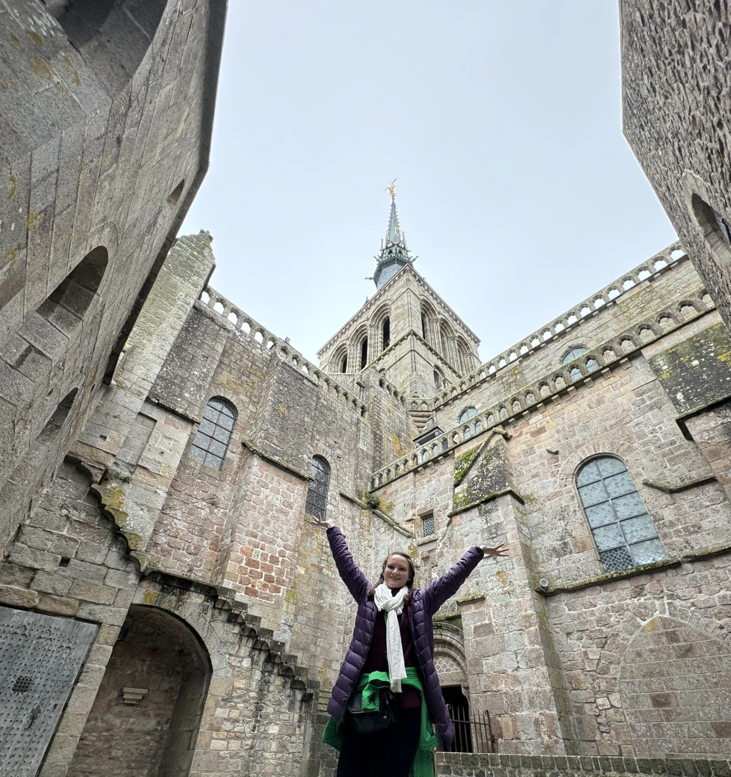Jessi Darnell Boynton exploring a historic castle
