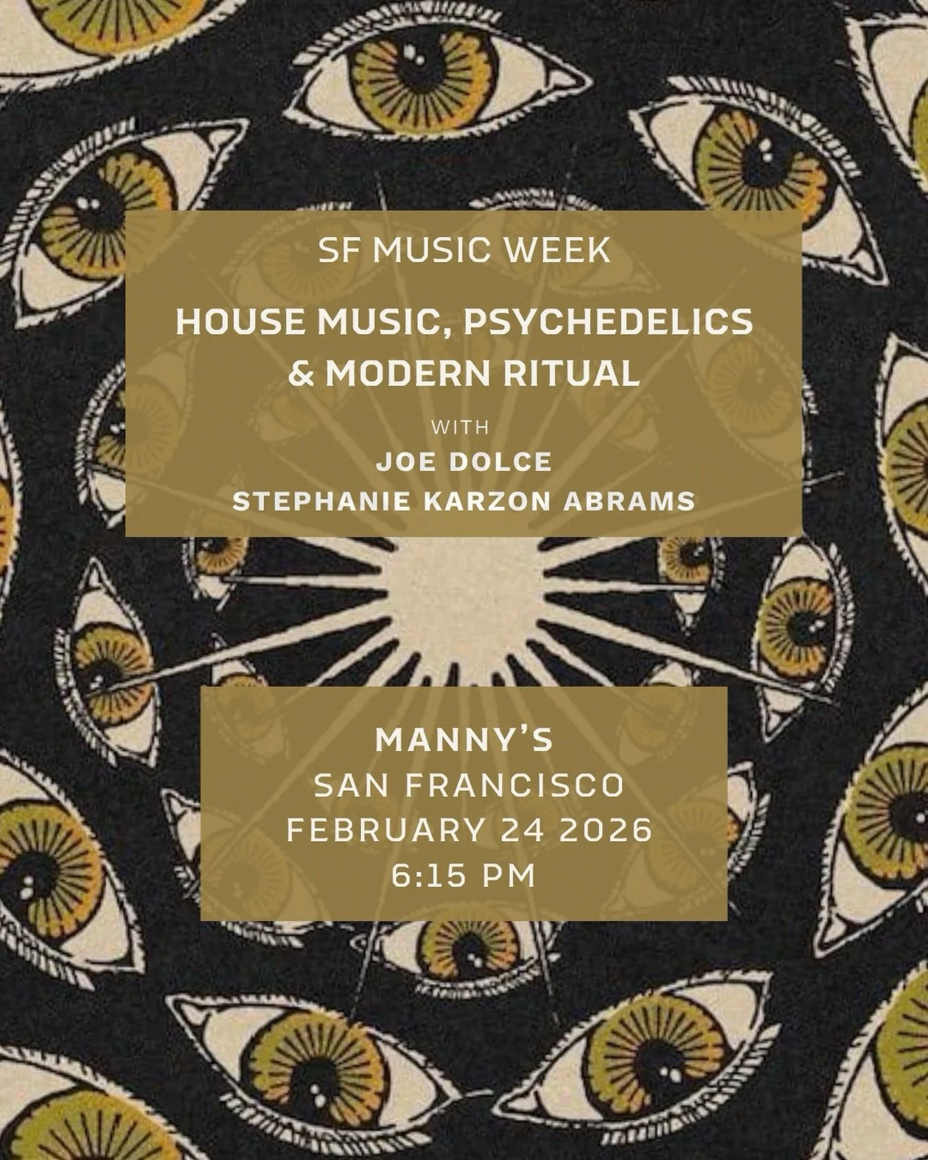 Join us for this fascinating talk on how music, psychedelics and ritual shape our modern consciousness.
@steph__k neuropharmacologist and co-founder of Public Secret Records &mdash; kicks off SF Music Week with a visually rich presentation tracing th