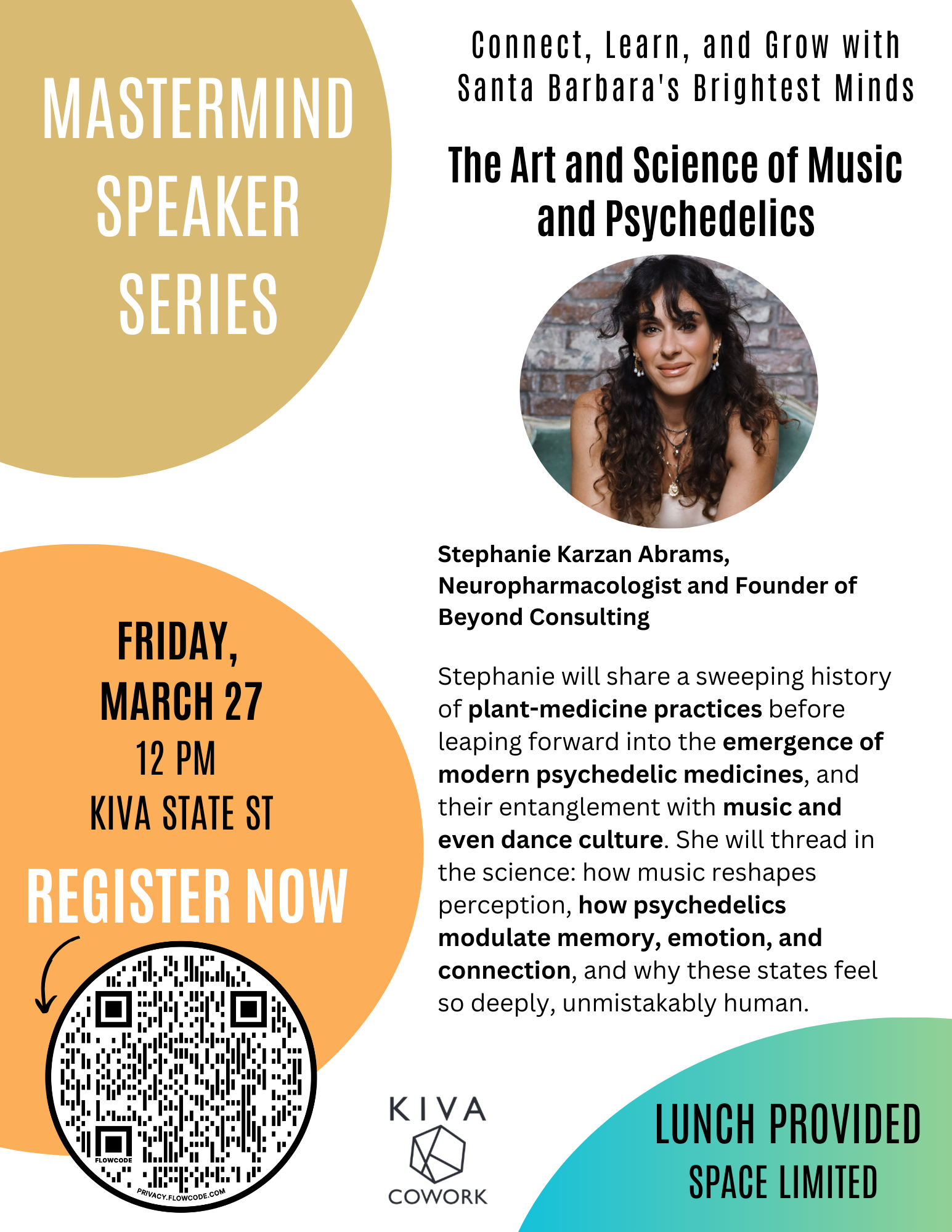 The Art and Science of Music &amp; Psychedelics: Mastermind Speaker Series
