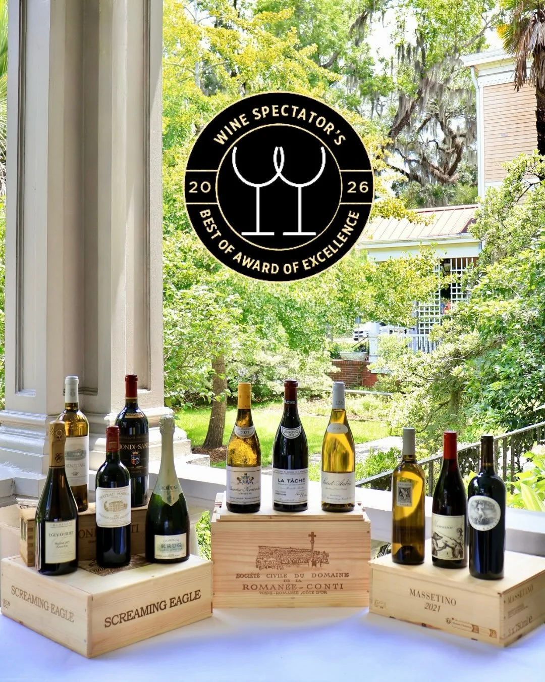 We are deeply honored to receive Wine Spectator&rsquo;s 2026 Best of Award of Excellence. This recognition reflects decades of passion, dedication, and hard work by multiple generations of wine stewards who have carefully built our cellar into what i