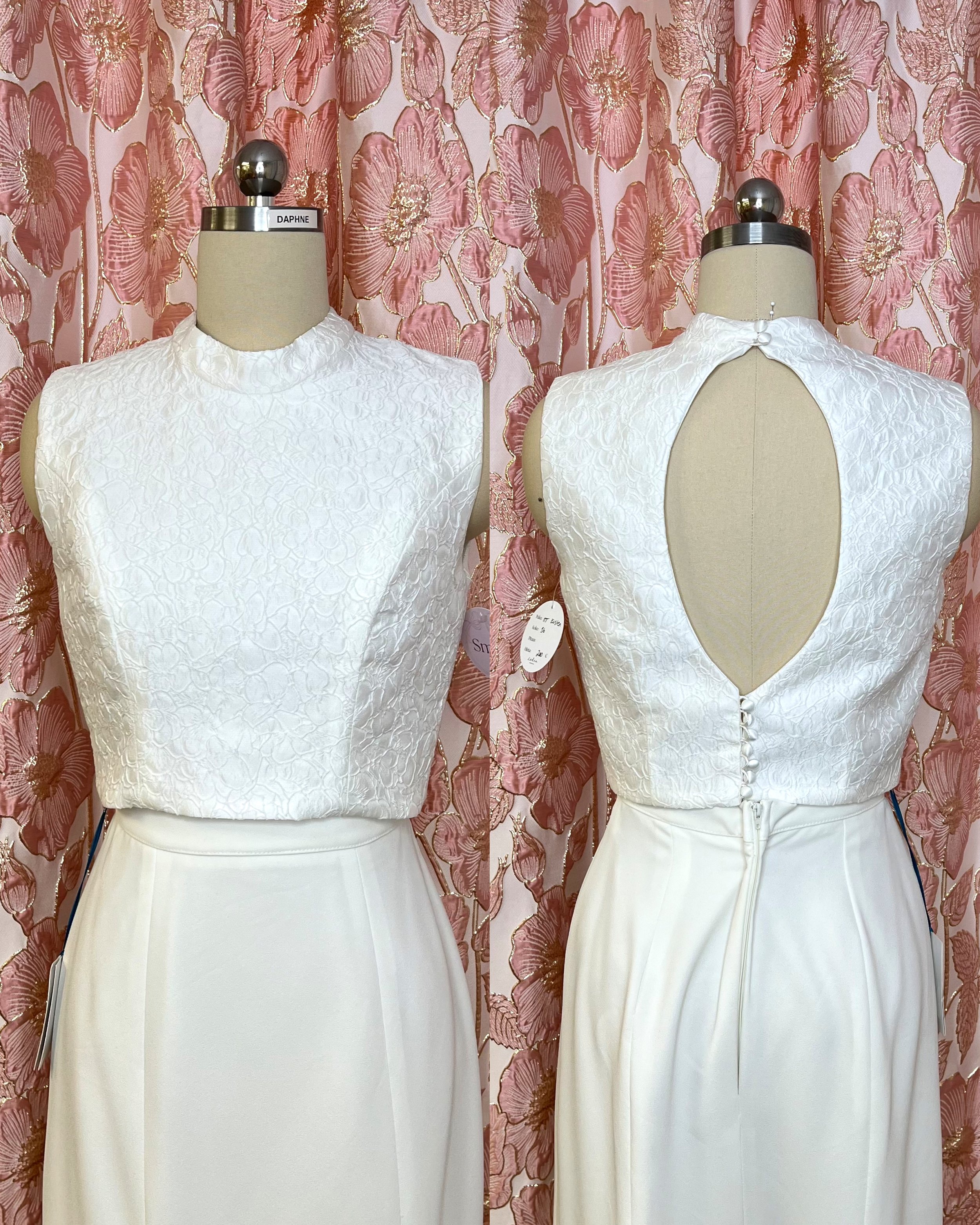 Heidi Tuisku Kirsten hääpuvun yläosa