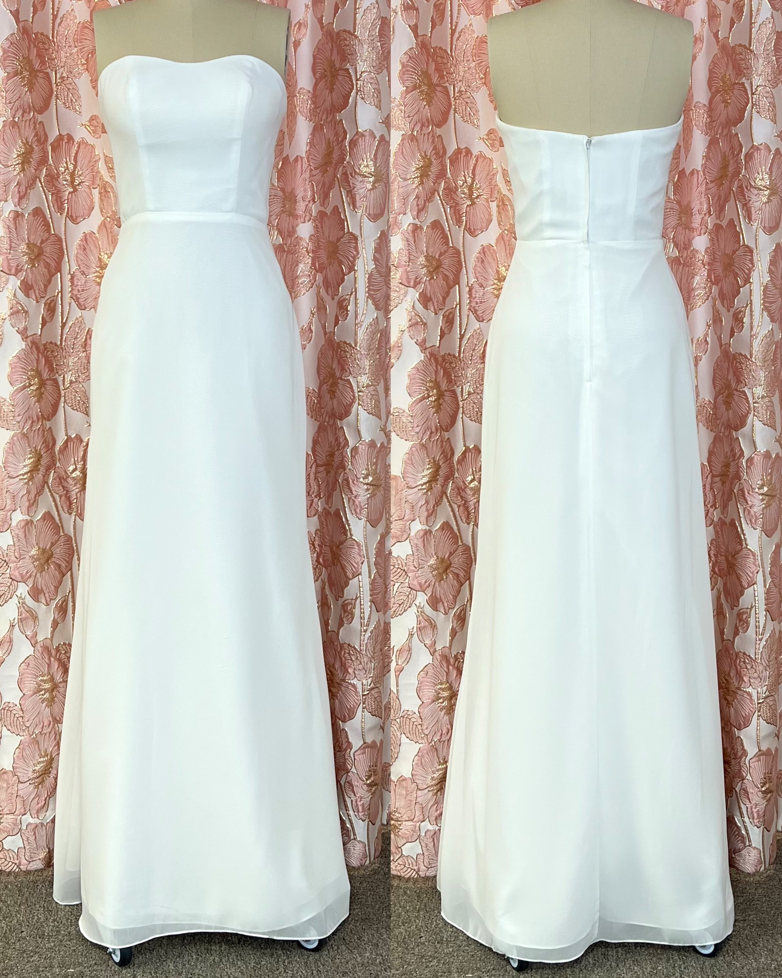 Sifonkinen kevyt häämekko