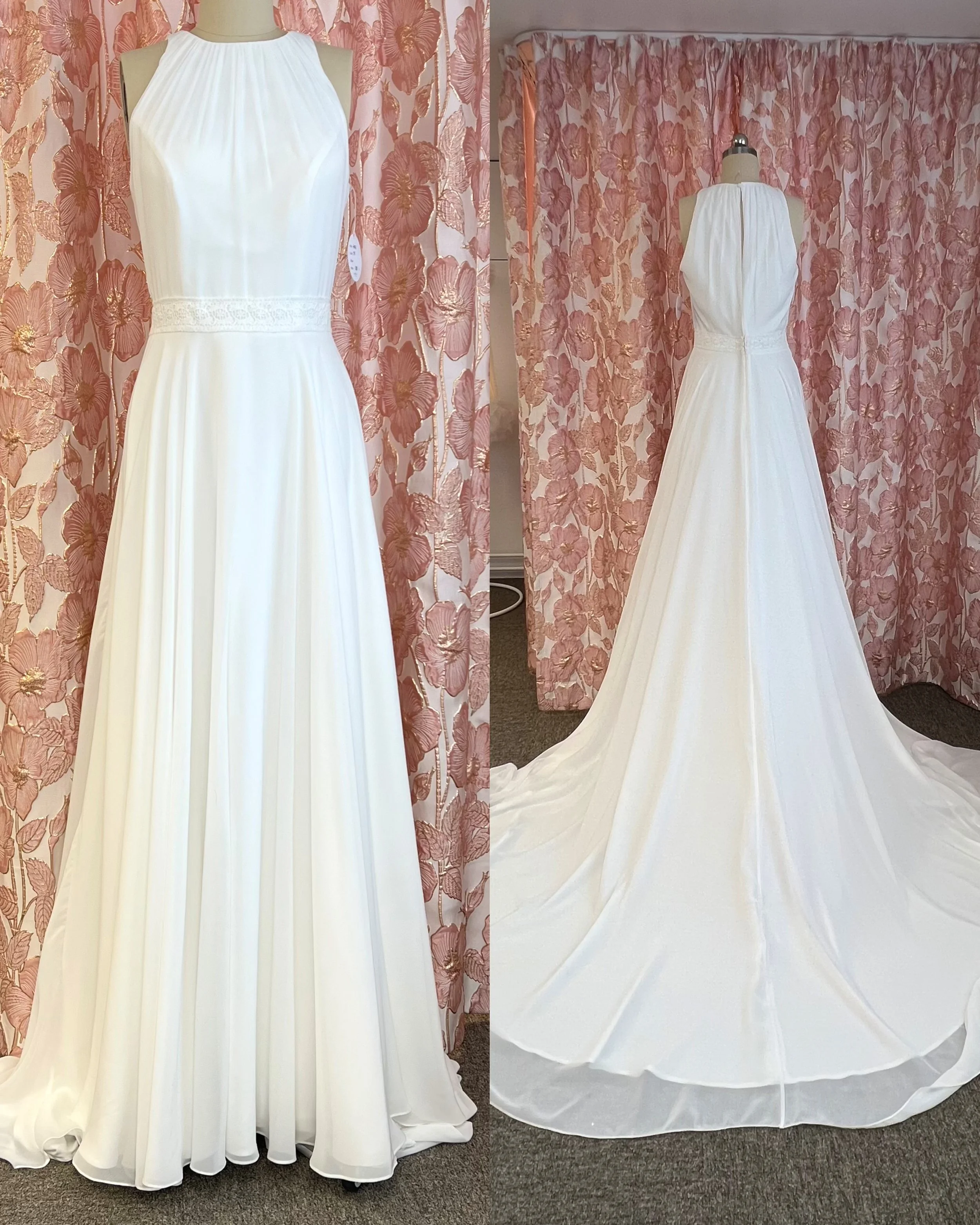 Edullinen sifonki häämekko