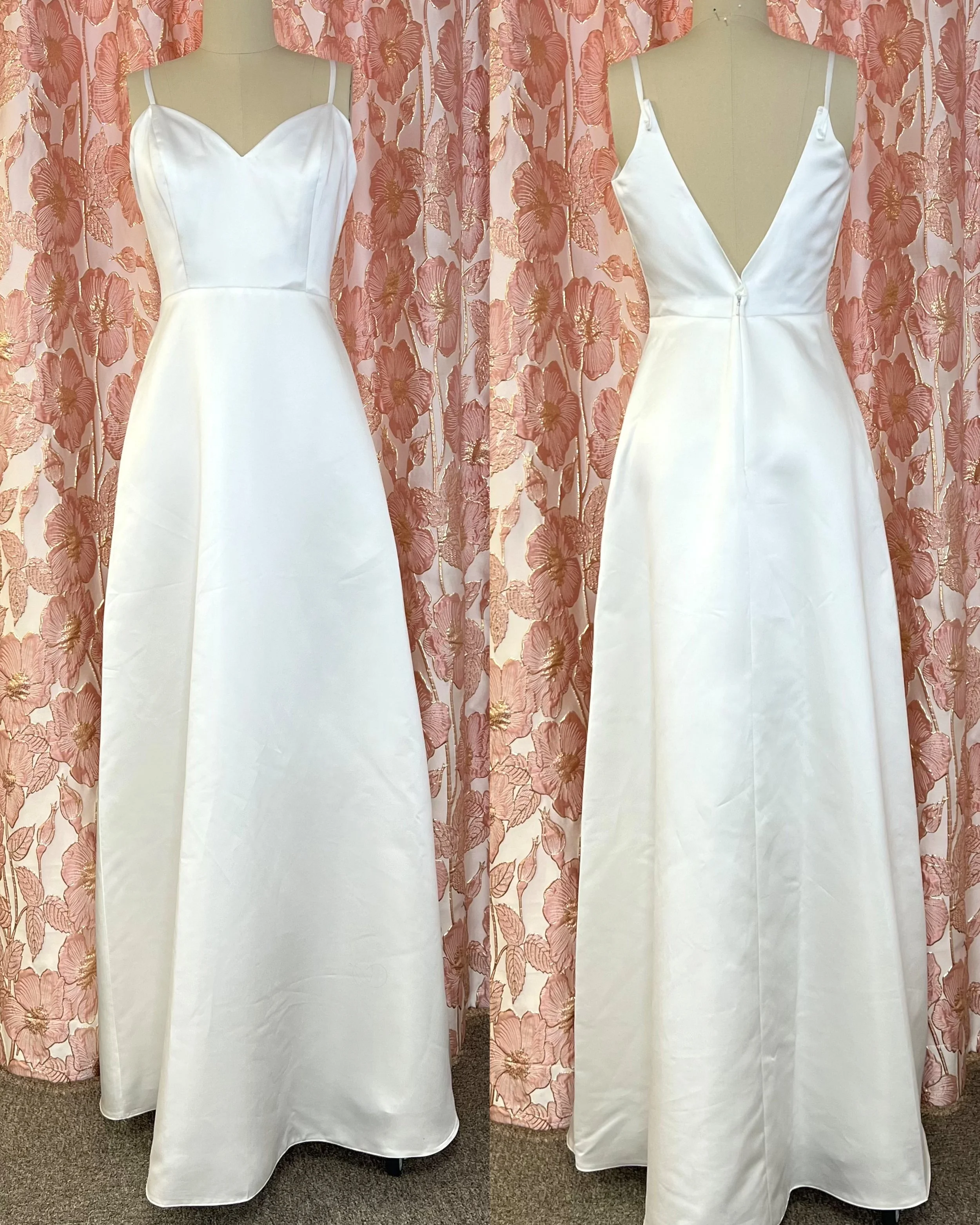 Satiininen edullinen häämekko