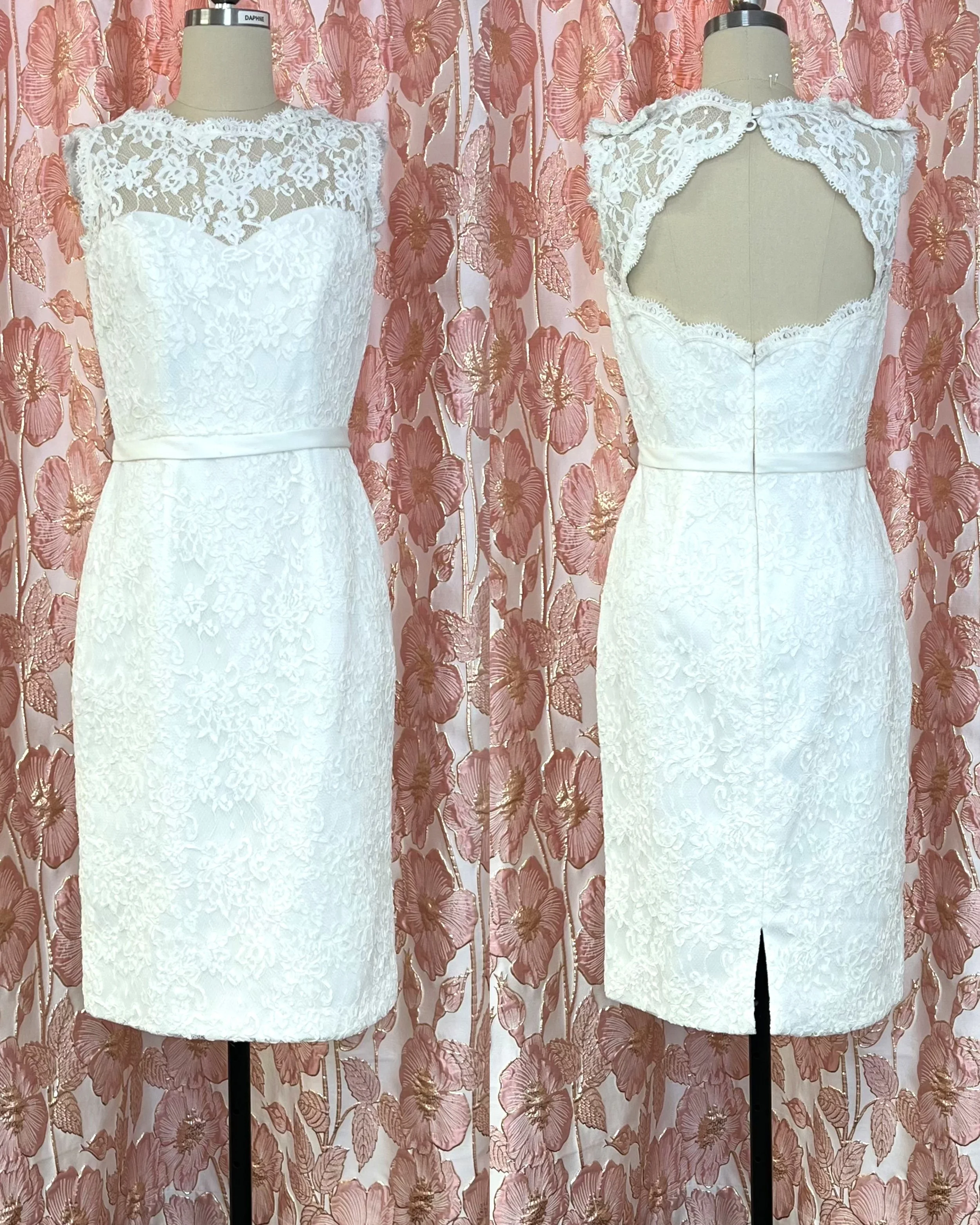 Lyhyt pitsinen häämekko