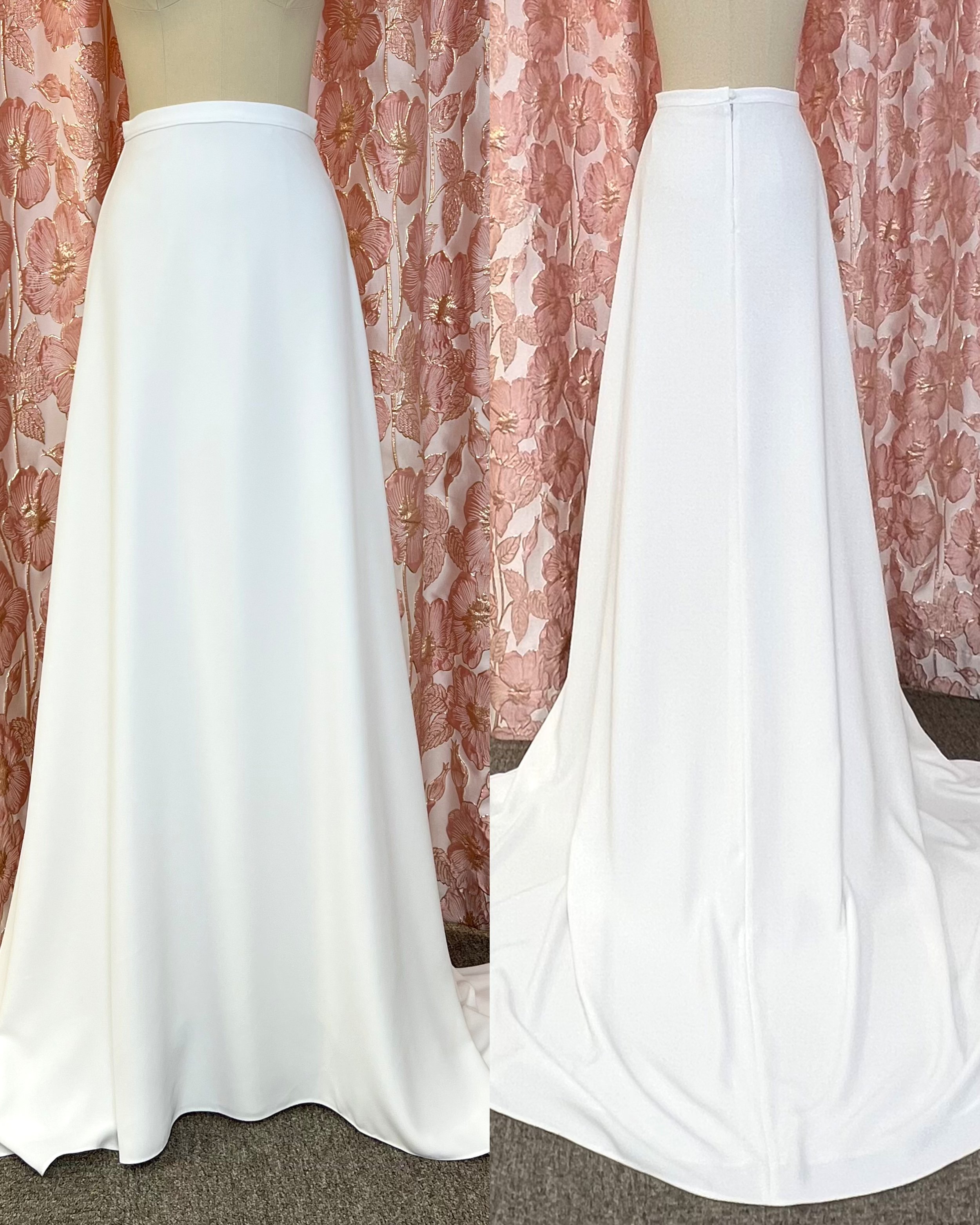 A-linjainen häähame kreppiä