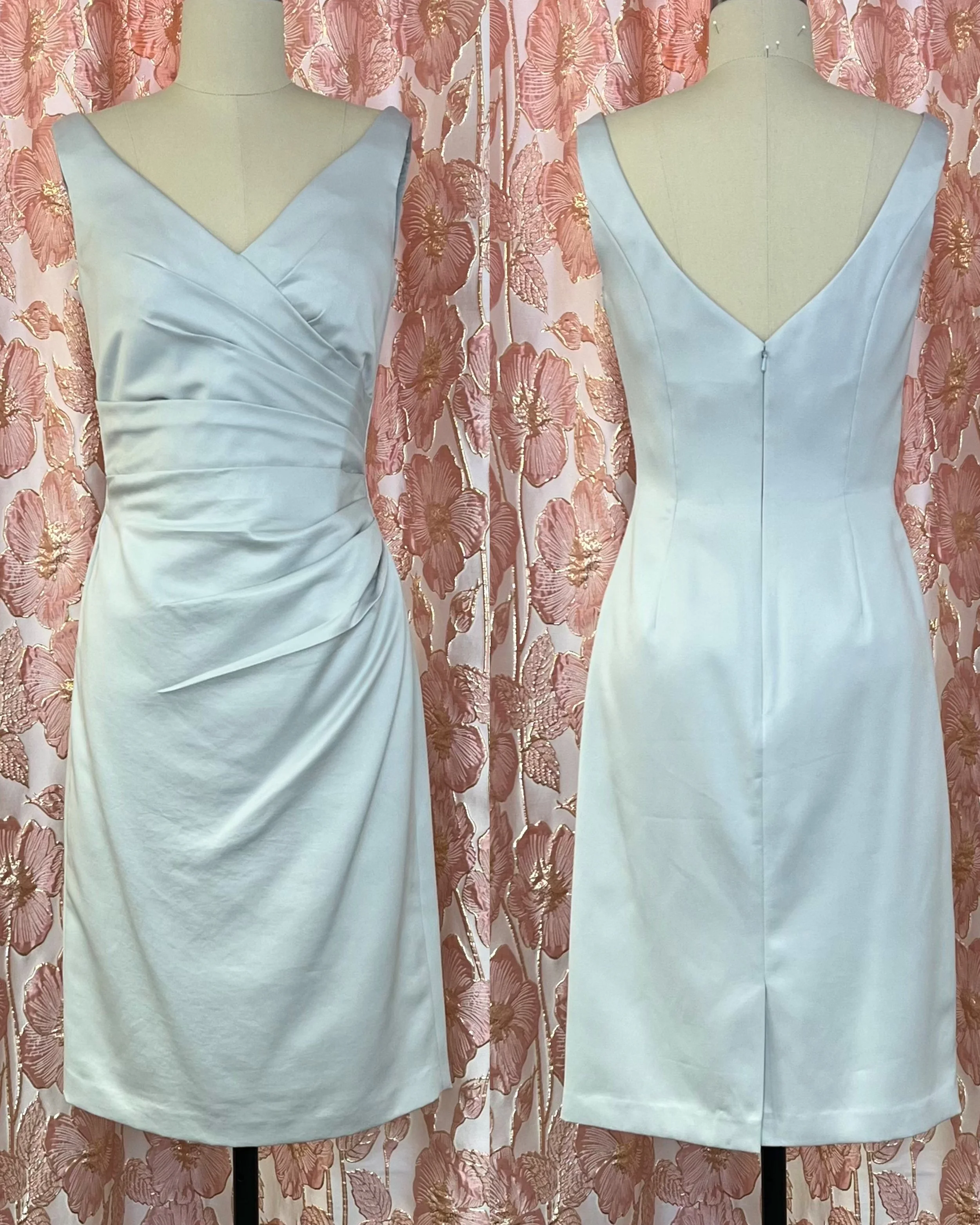 Lyhyt harmaa juhlamekko