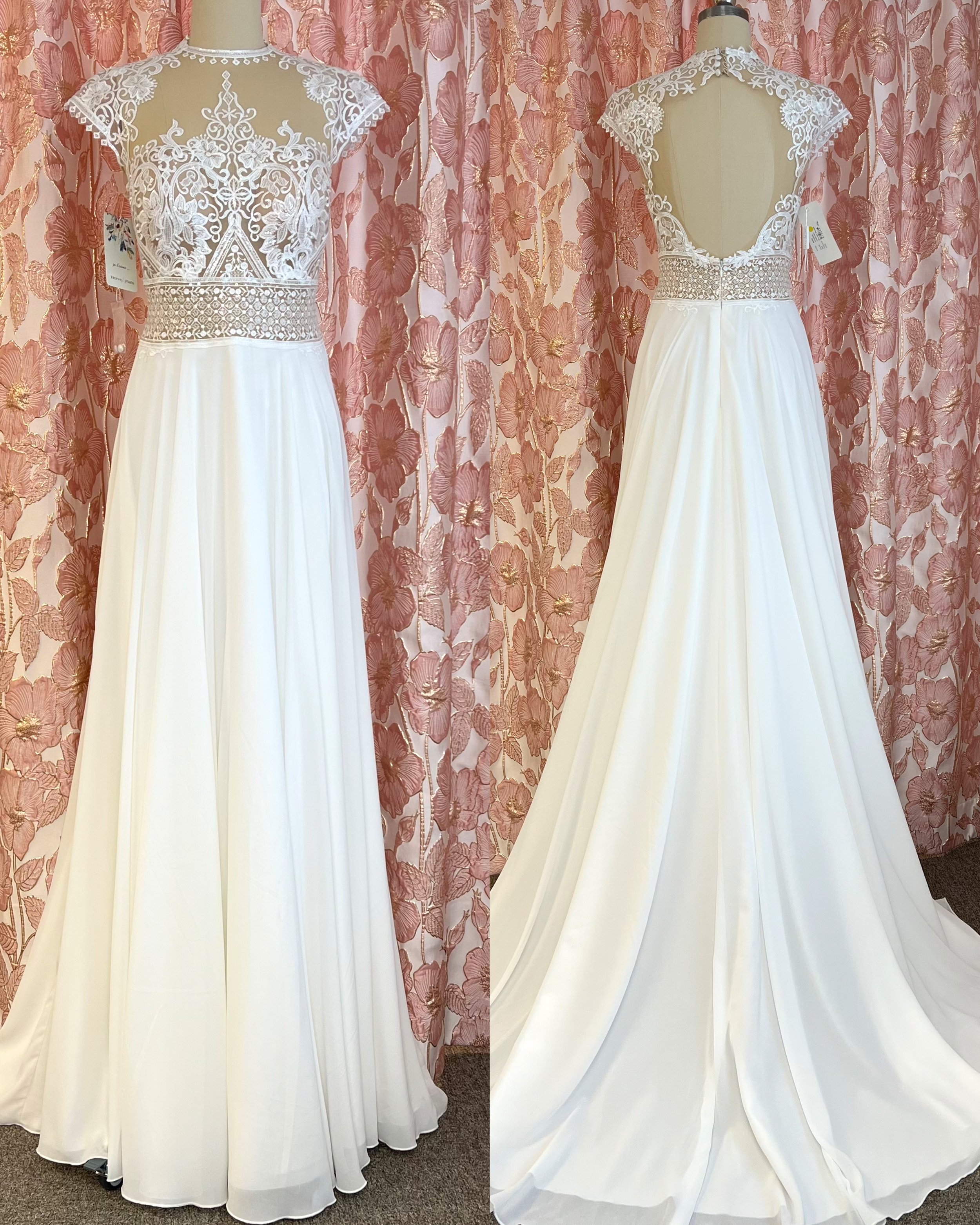 Edullinen boho hääpuku