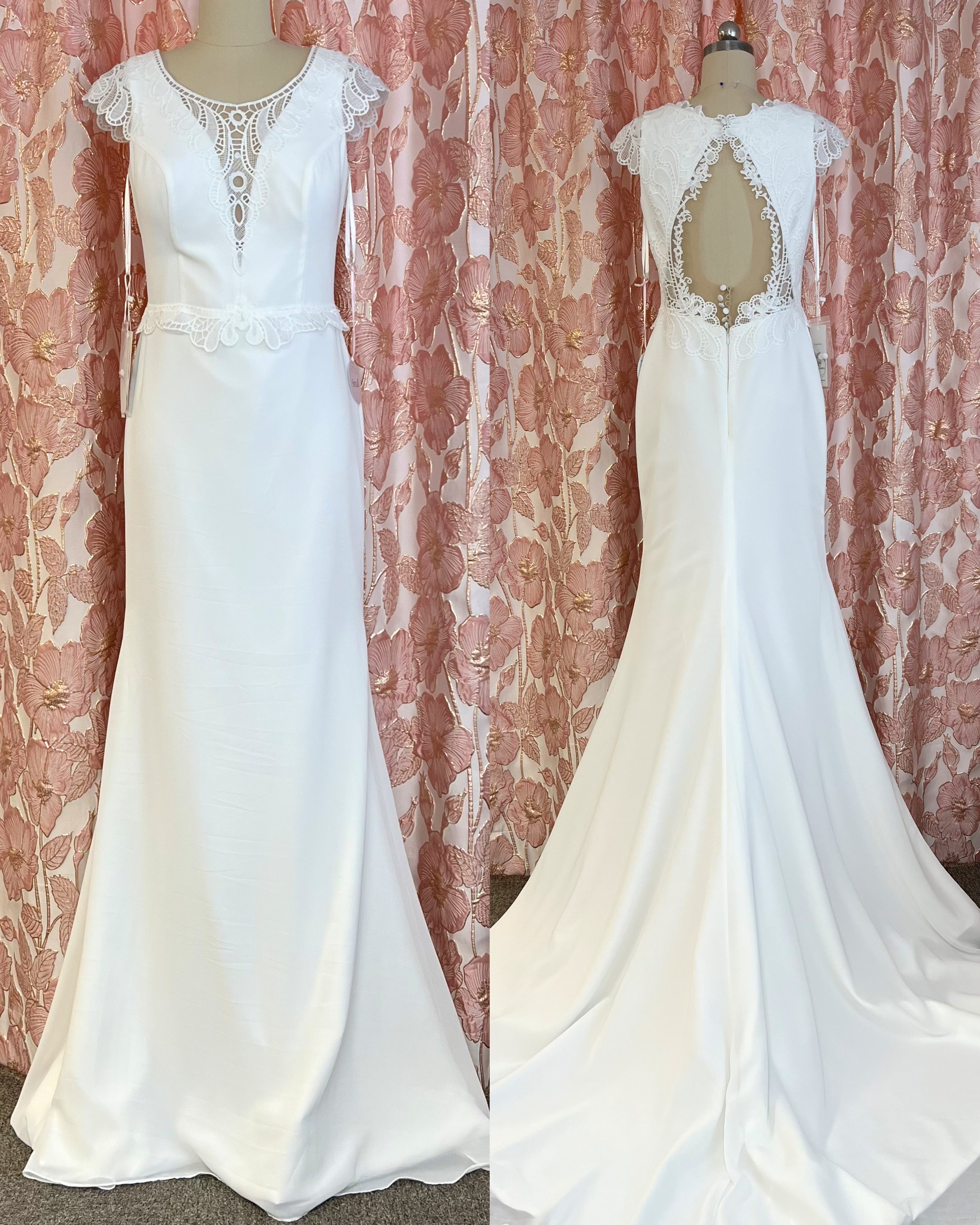 Edullinen simppeli häämekko