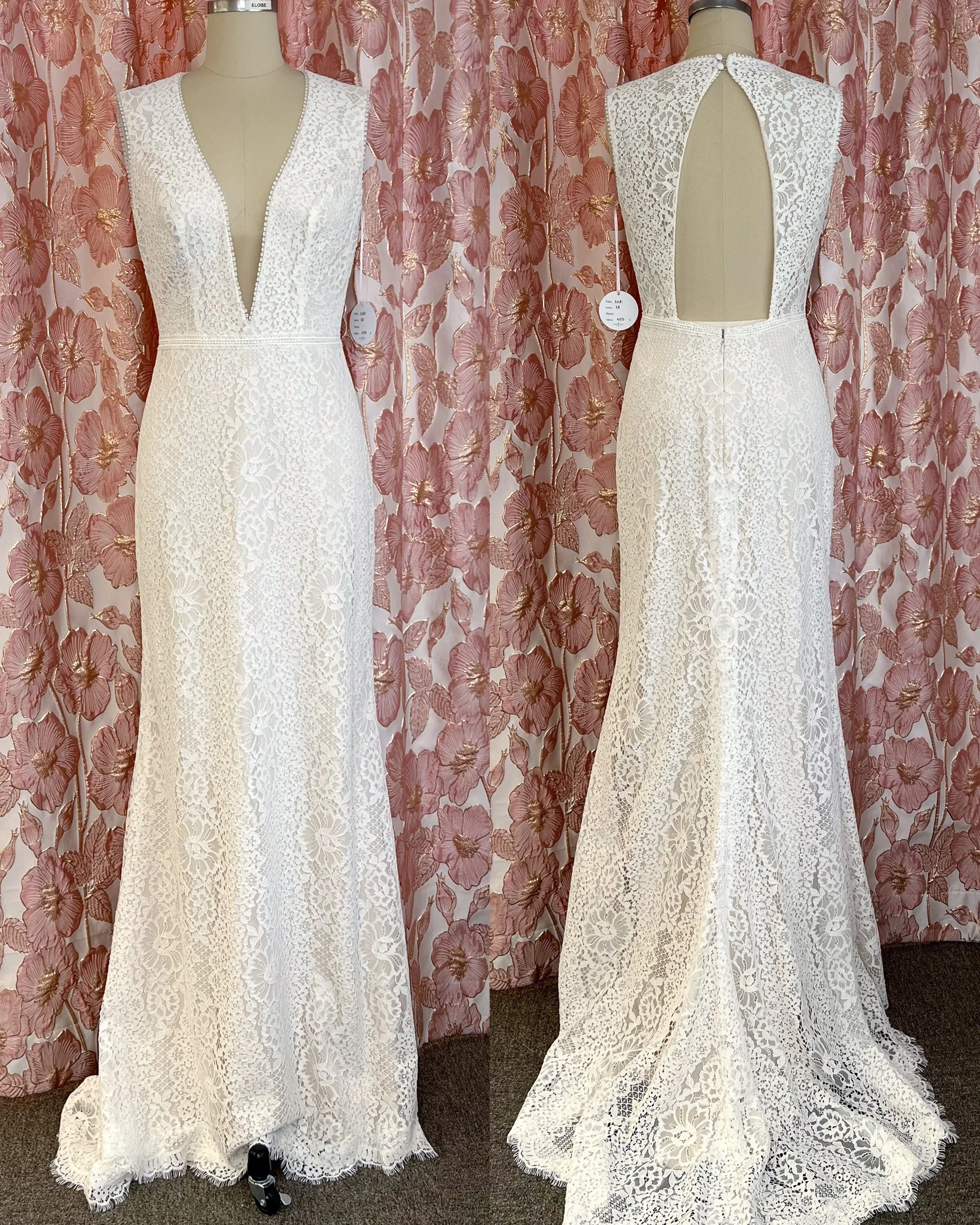 edullinen pitsihääpuku