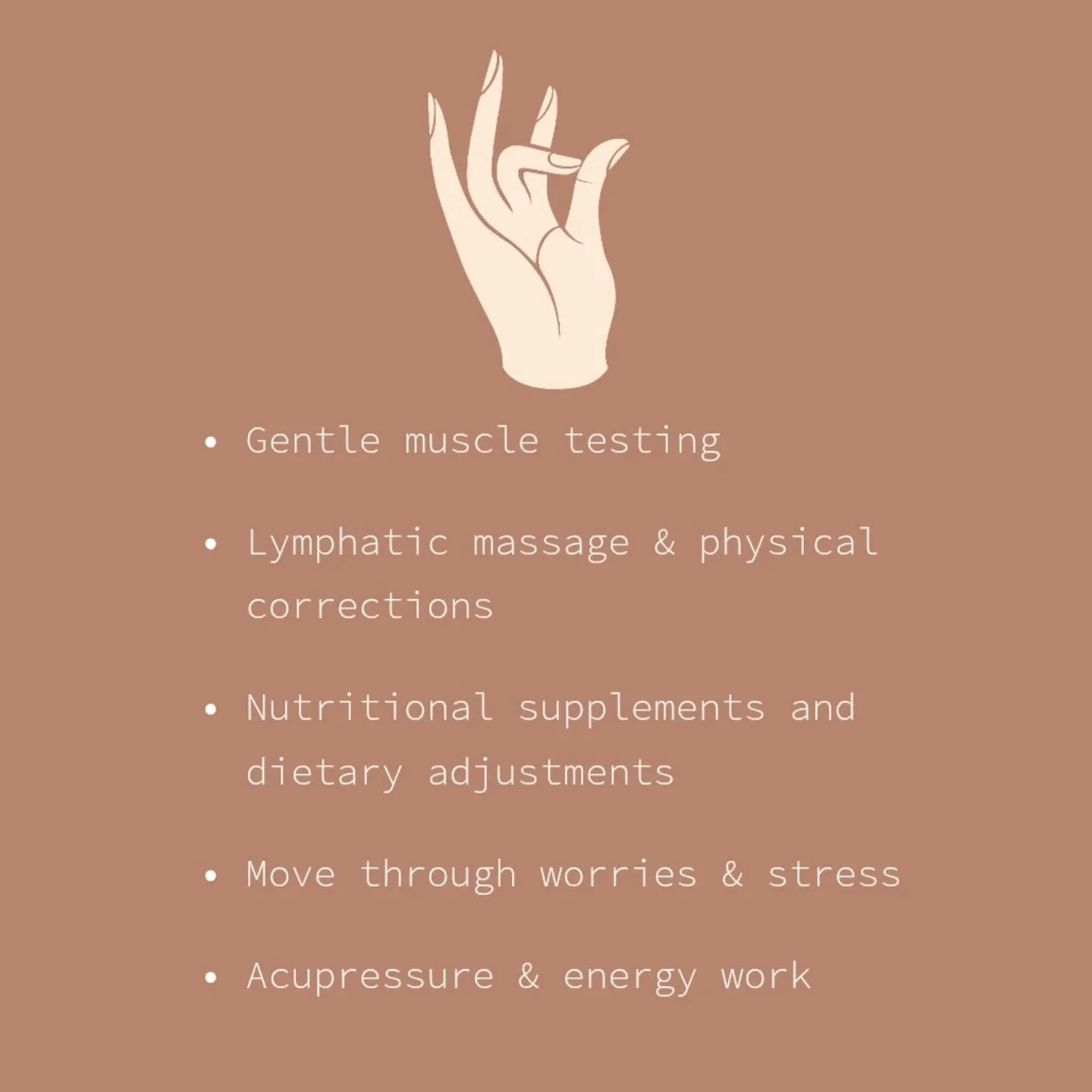 What to expect during a session ☝🏼

Treatments are carried out on the treatment bed. Coming to your appointment well hydrated and in something comfortable that you can move around in is best 💫