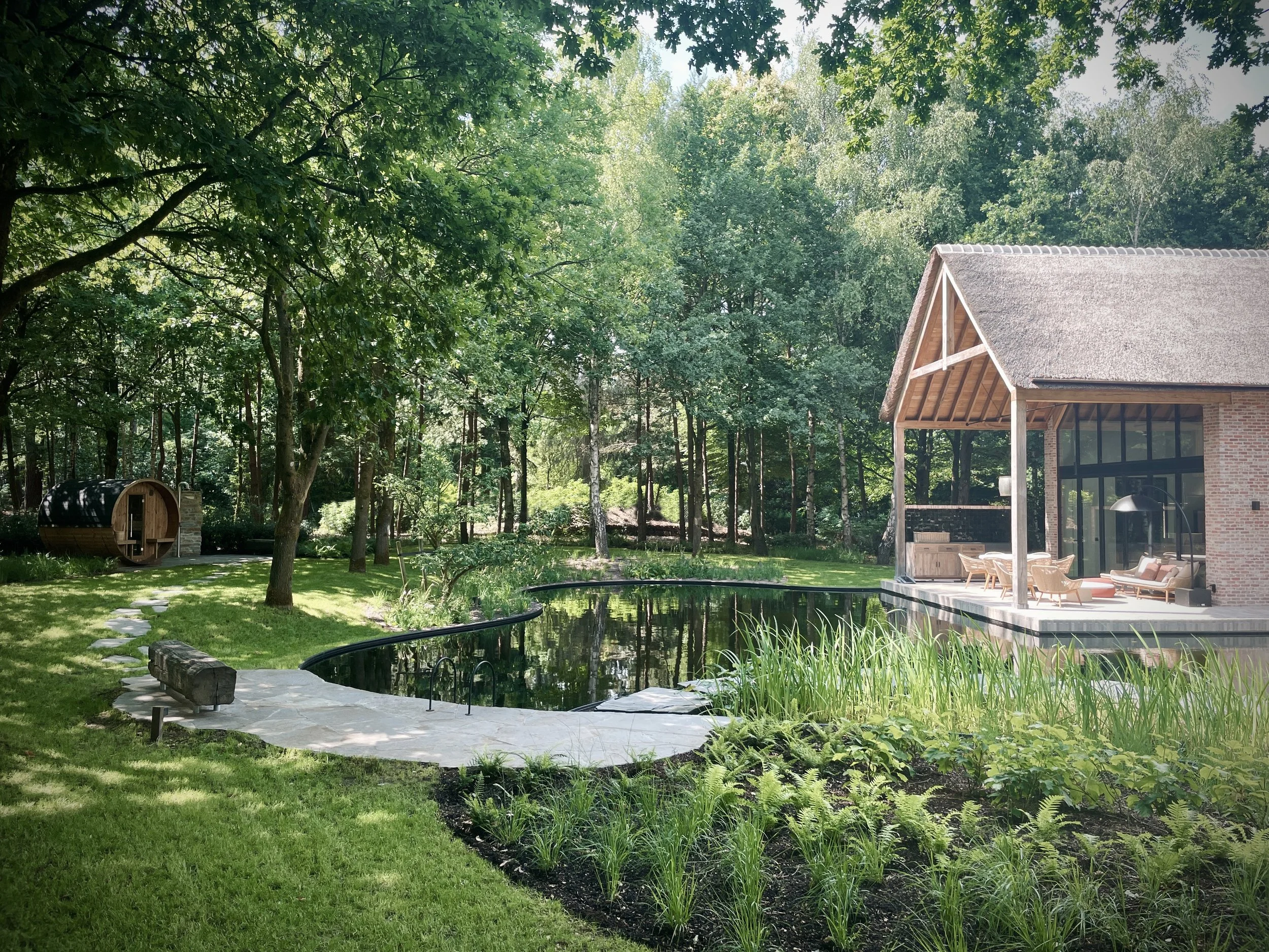Tuinontwerp in Antwerpen door tuinarchitect Michael Ecran via Parteir België