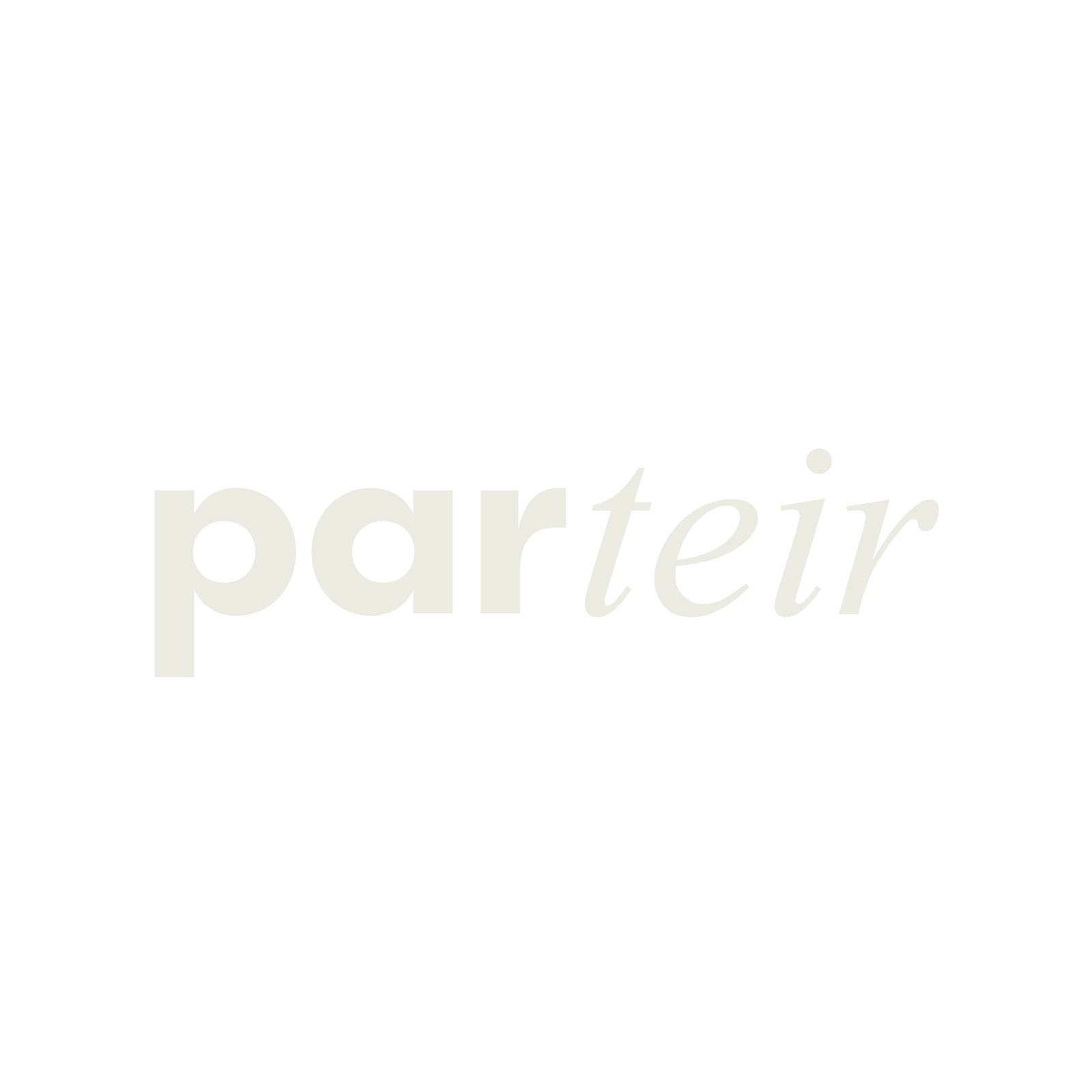 logo van PARTEIR, een marktplaats voor architecten