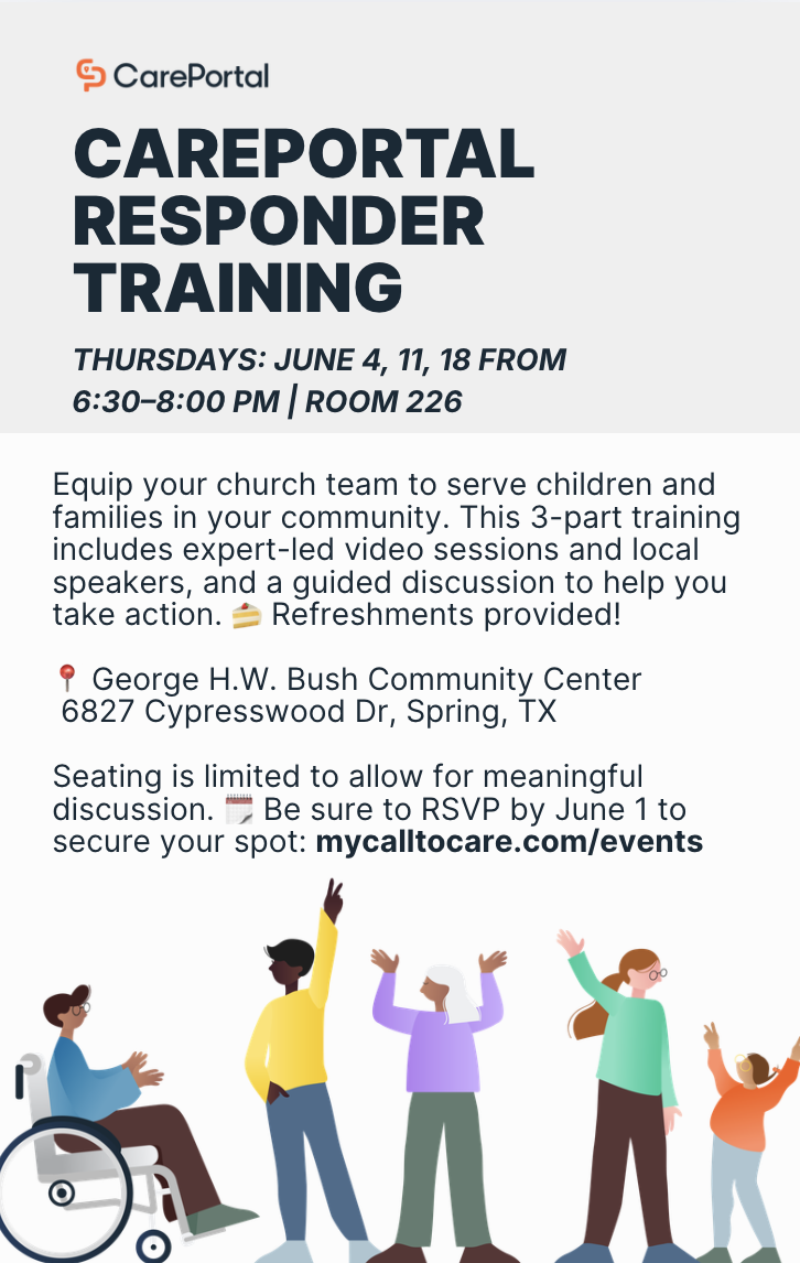 3-Part Responder Training: THURSDAYS JUNE 4, 11, 18 - 6:30-8pm