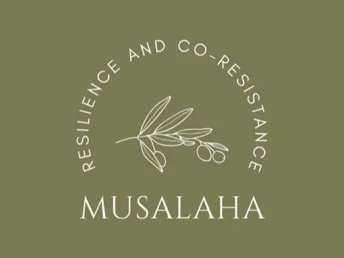 Musalaha seeks reconciliation between Jews, Muslims, and Christians in Israel and Palestine. The Temple Mount is shown with the golden dome amidst the city.