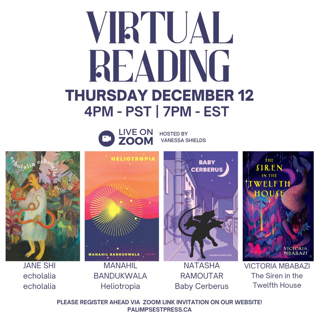 Virtual Poetry Reading Event