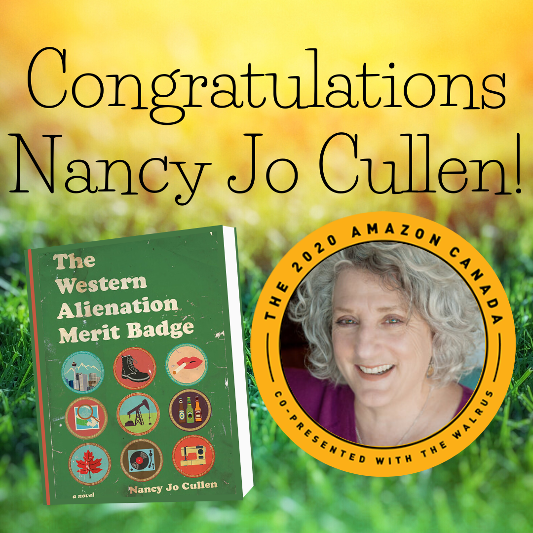 Nancy Jo Cullen Shortlisted for Amazon Canada First Novel Award!