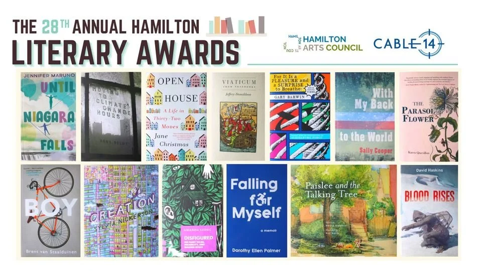 Ross Belot, Gary Barwin, Dorothy Ellen Palmer and Sally Cooper All Shortlisted for Hamilton Literary Awards!