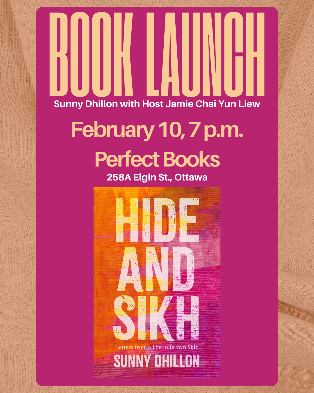 Hide and Sikh Book Launch at Perfect Books