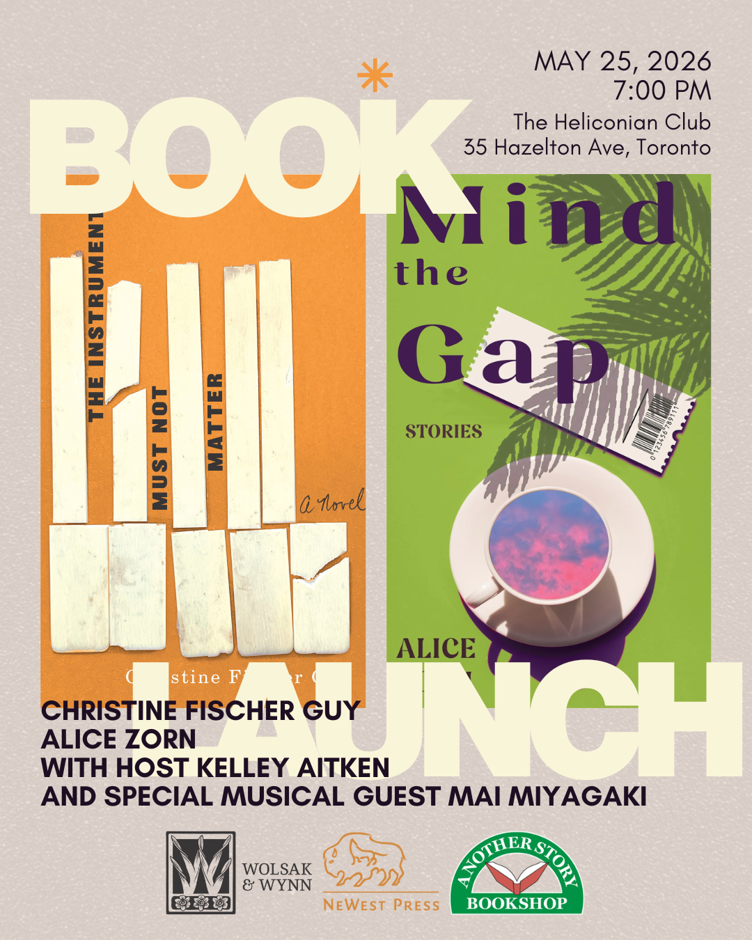 Christine Fischer Guy Book Launch with Alice Zorn