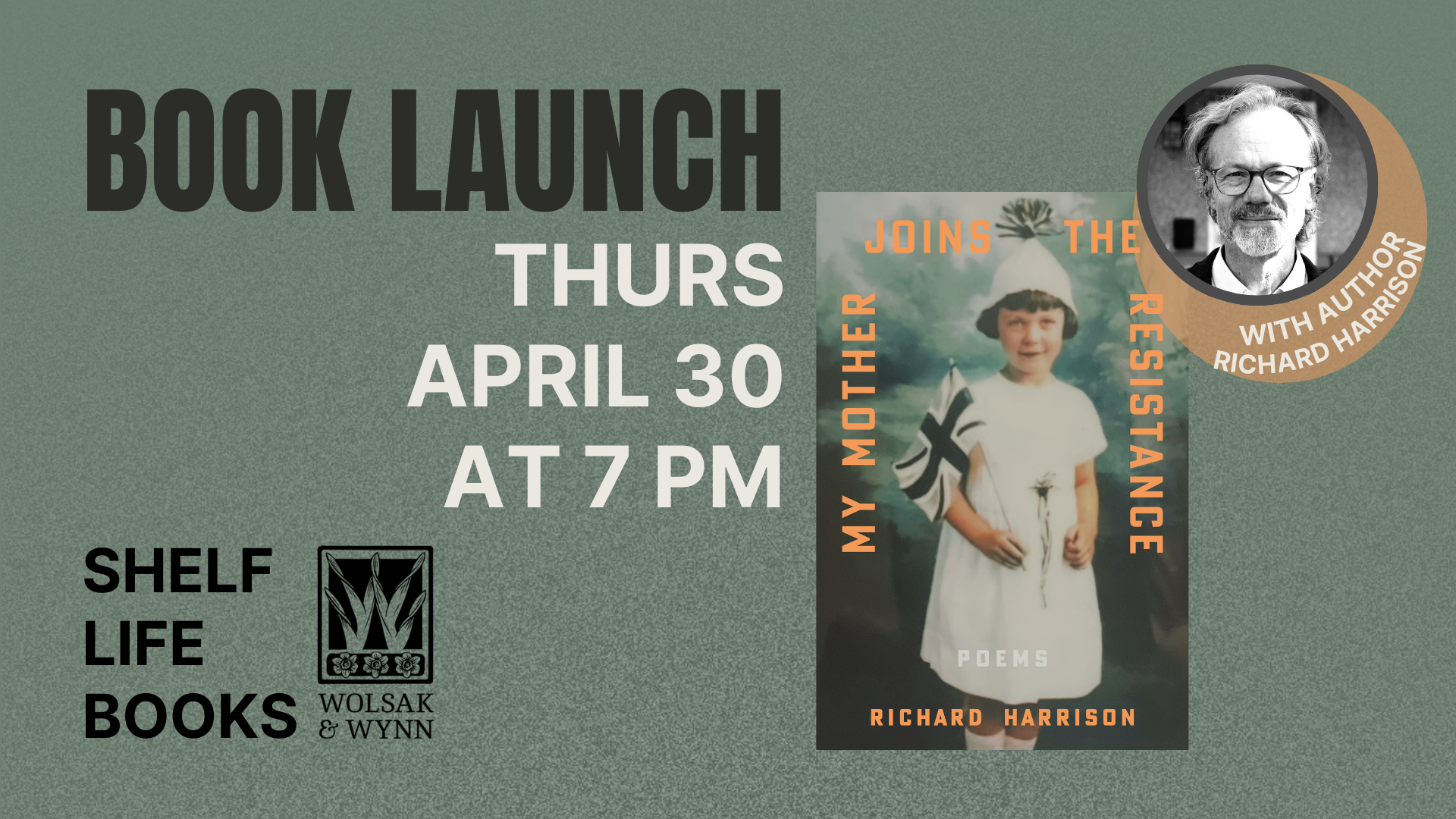 Calgary Book Launch: My Mother Joins the Resistance