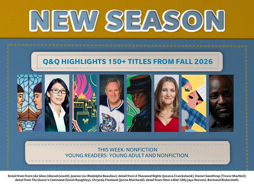 Five Fall Titles Make Quill &amp; Quire’s Preview Lists