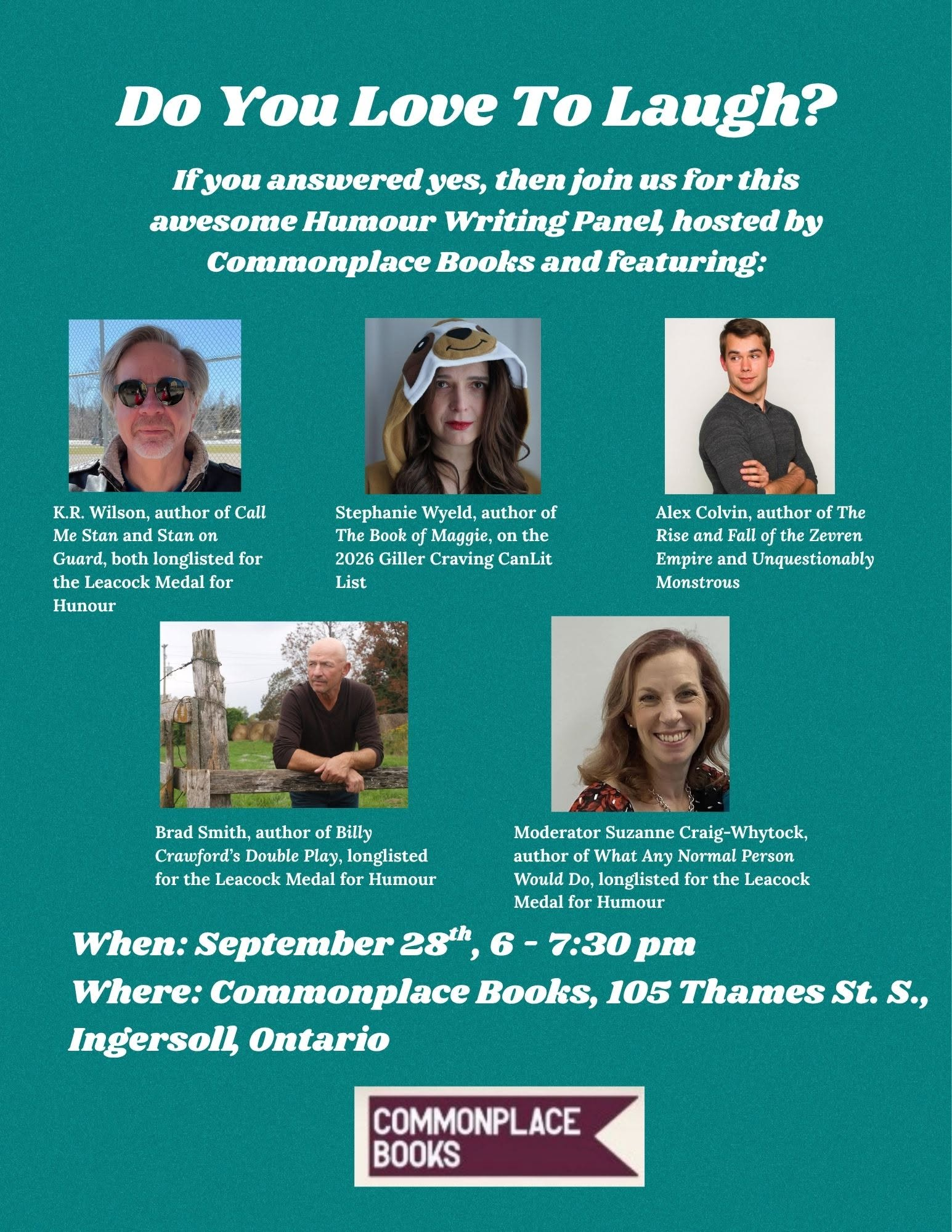 Humour Writing Panel