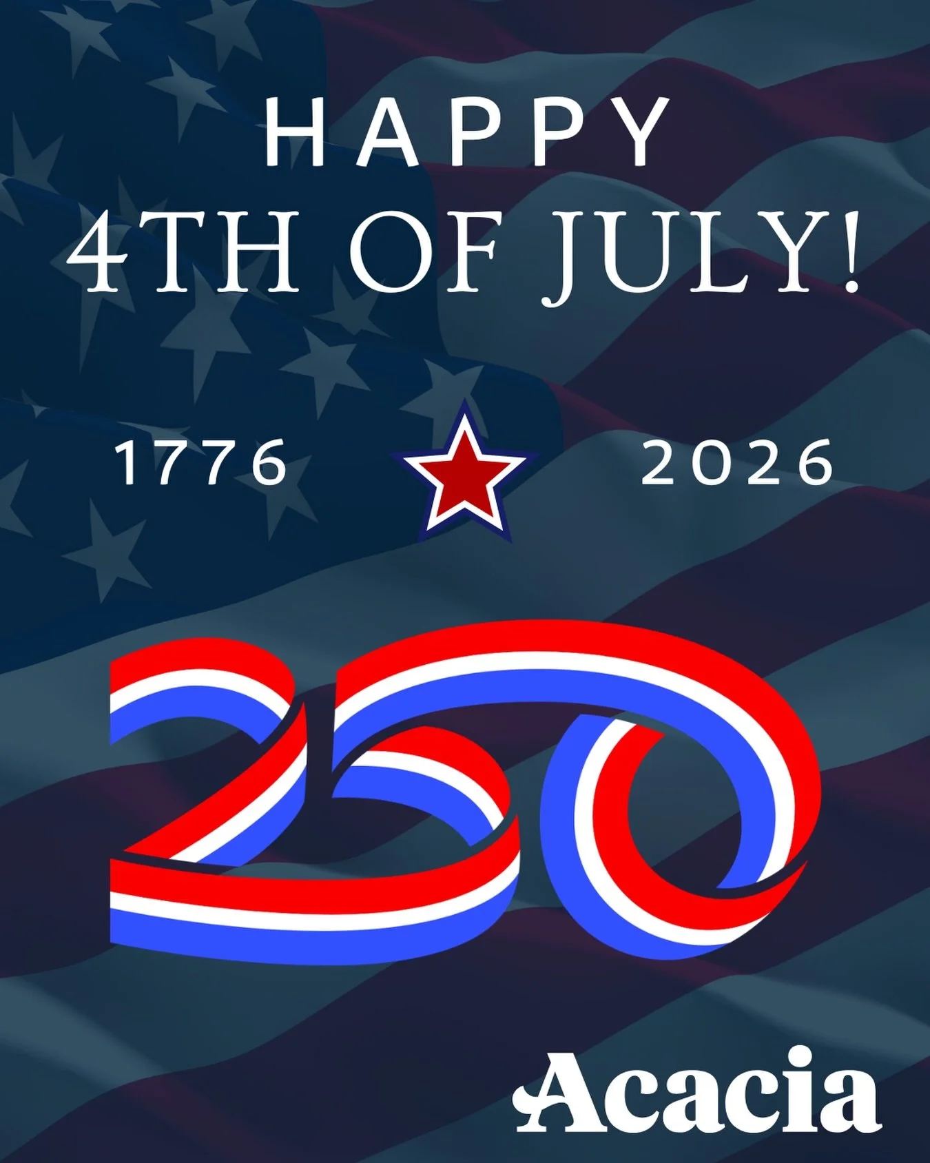 Happy 4th of July from the Men of Acacia! 🇺🇸

Today we celebrate 250 years of the freedom that lets us build brotherhood, pursue our ambitions, and grow into the men we&rsquo;re meant to be. Grateful for this country, for our Fraternity, and for th