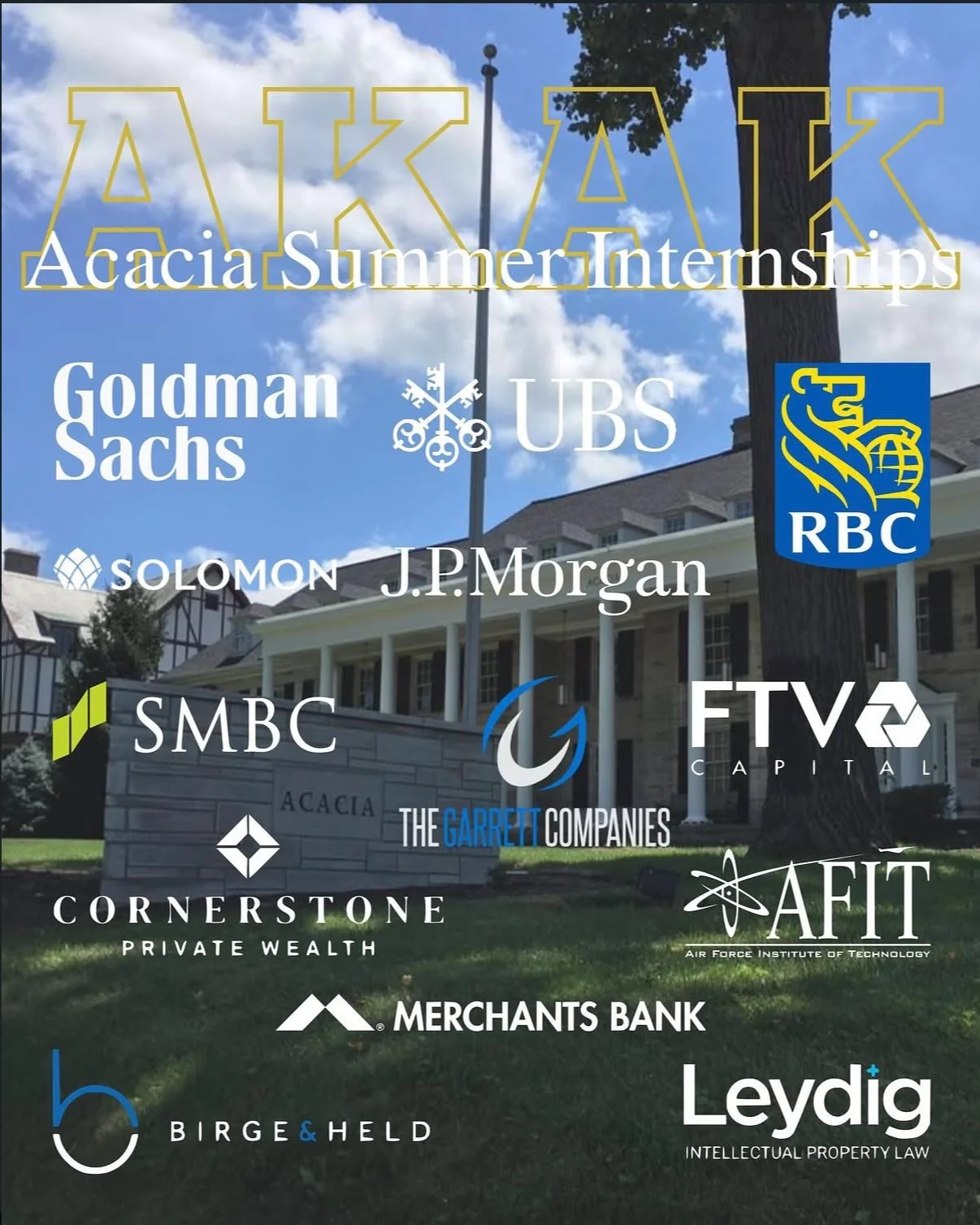 From boardrooms to job sites, labs to startups, our brothers are making an impact this summer. 💼☀️

We&rsquo;re proud to recognize the incredible internships our brothers are taking on, gaining valuable experience, building their futures, and repres