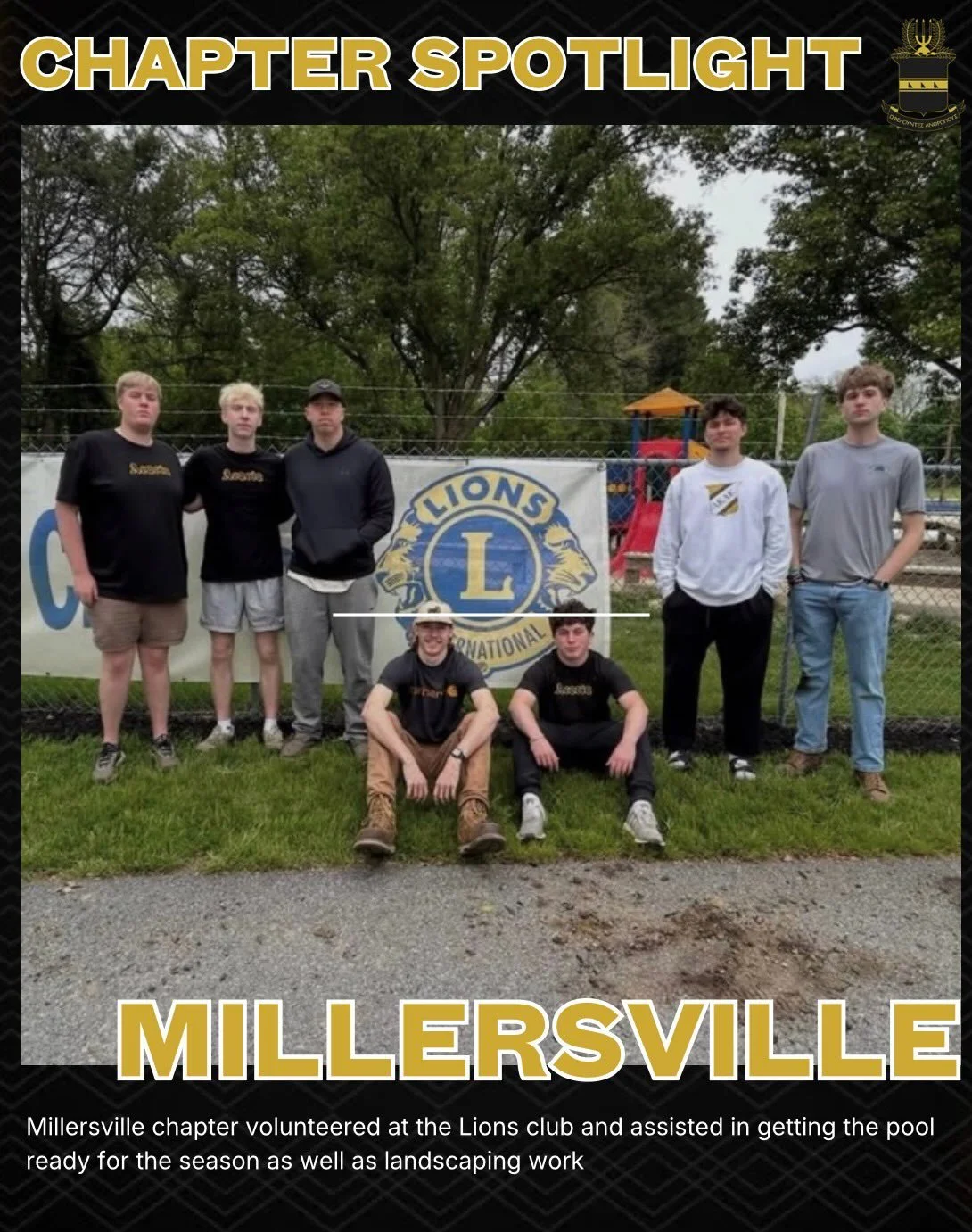 🌟 Chapter Spotlight: Millersville Acacia 🌟

Giving back to the community, one project at a time. Brothers at Millersville Acacia teamed up with the local Lions Club to get the pool and landscaping ready for the season. Great work representing Acaci