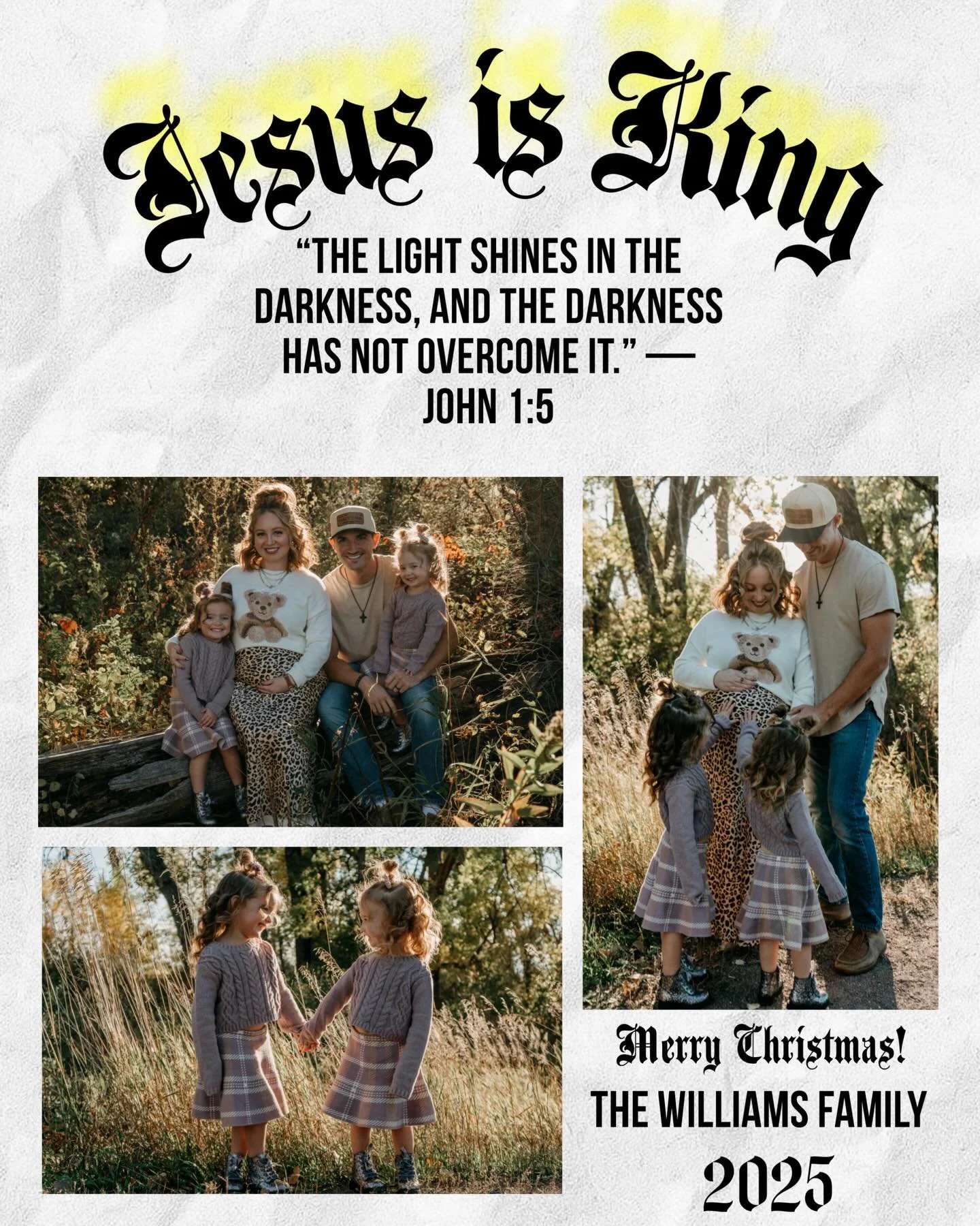 34 weeks pregnant and two ruined batches of Christmas cards later&hellip; it looks like a virtual Christmas card from us this year! 🎄🤍
After seven years of mailing them out, this is our first year switching it up.

We are so incredibly grateful for