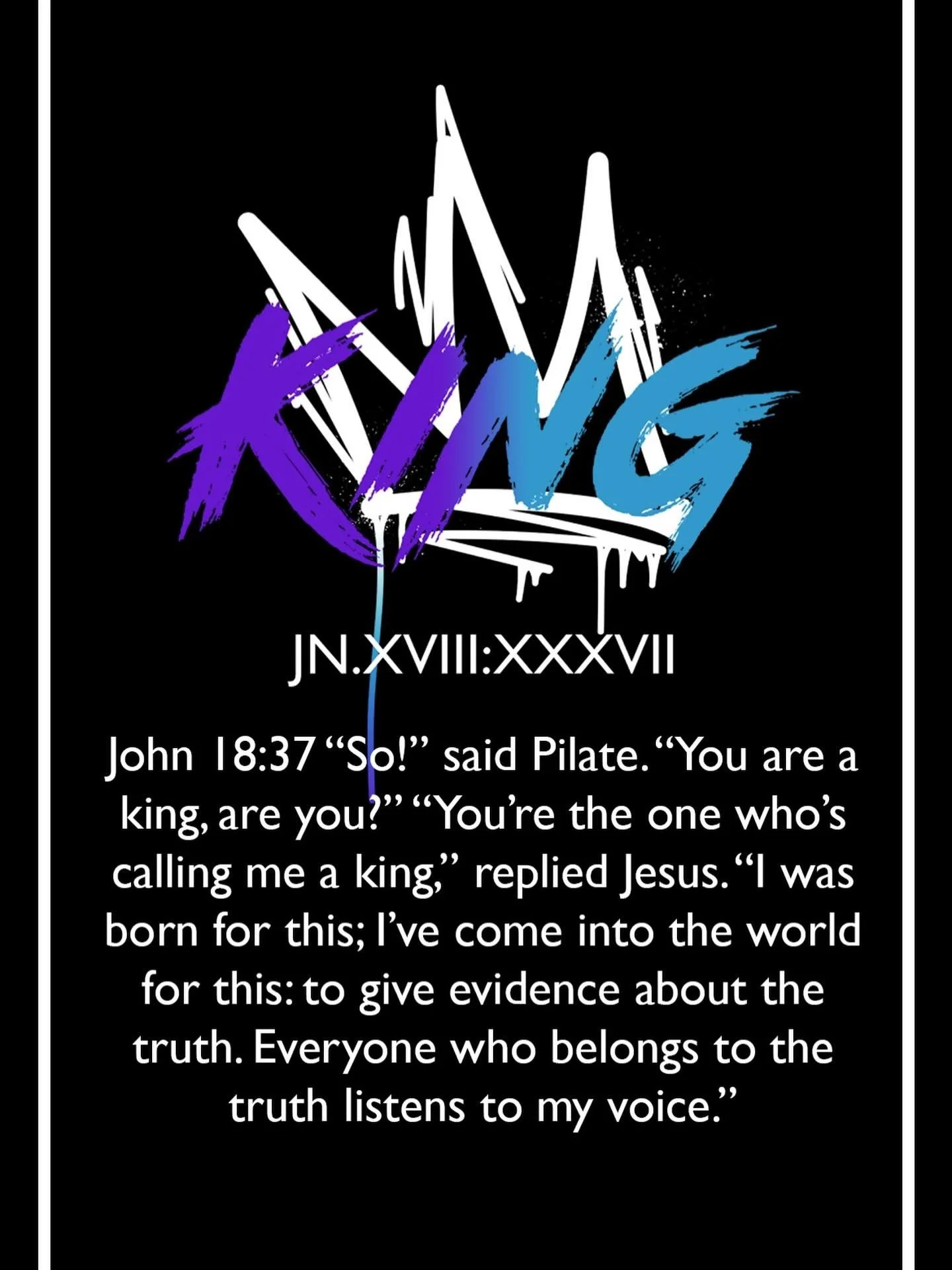 JESUS IS&hellip; KING 💙

#JesusIs #King #KingdomCo #Testimony