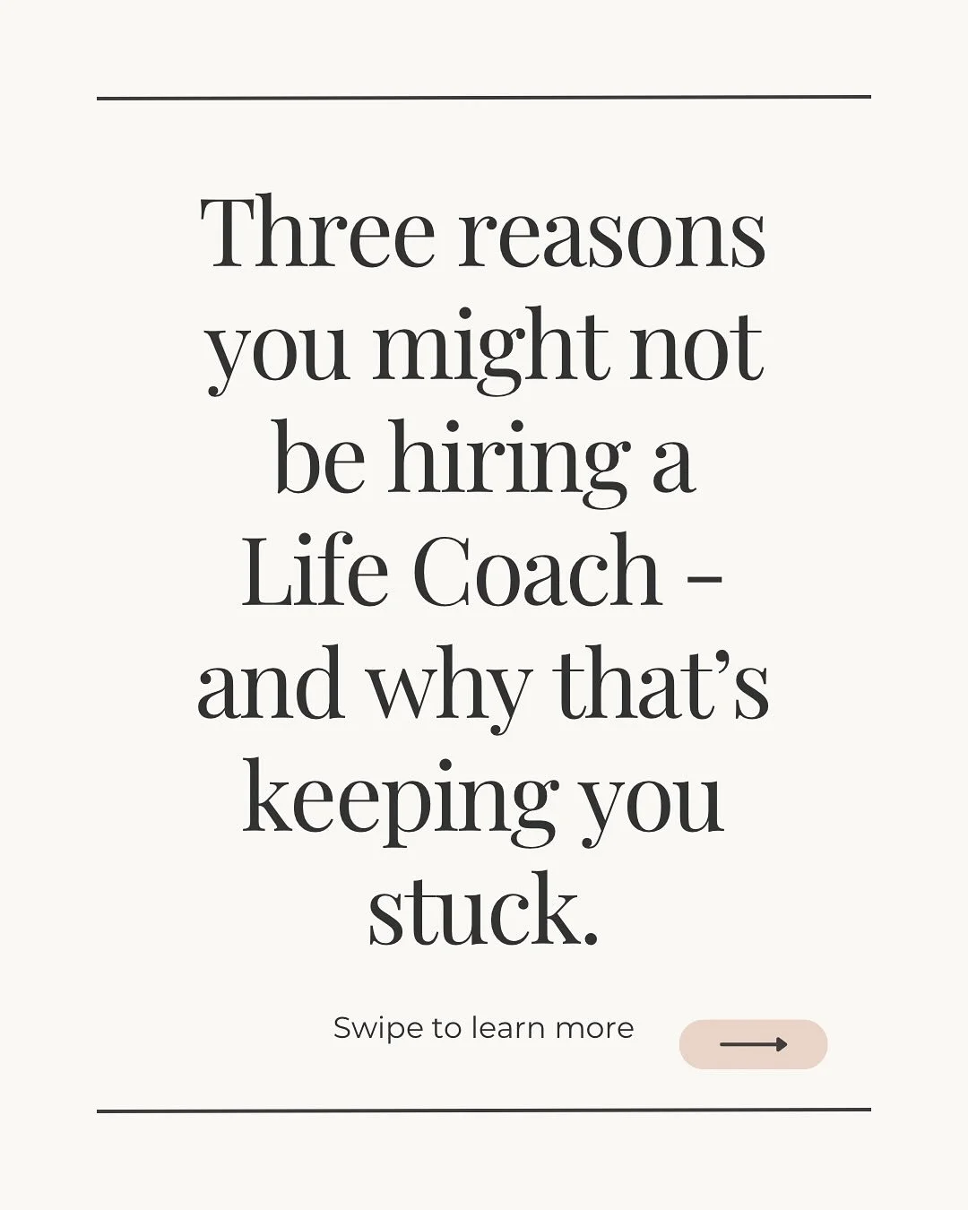 ✨ Deep down, you already know this&hellip;

Coaching will push you out of your comfort zone.
It will challenge the beliefs that have kept you &ldquo;safe.&rdquo;
And it will call you forward into the version of you that you know is waiting.

That&rsq