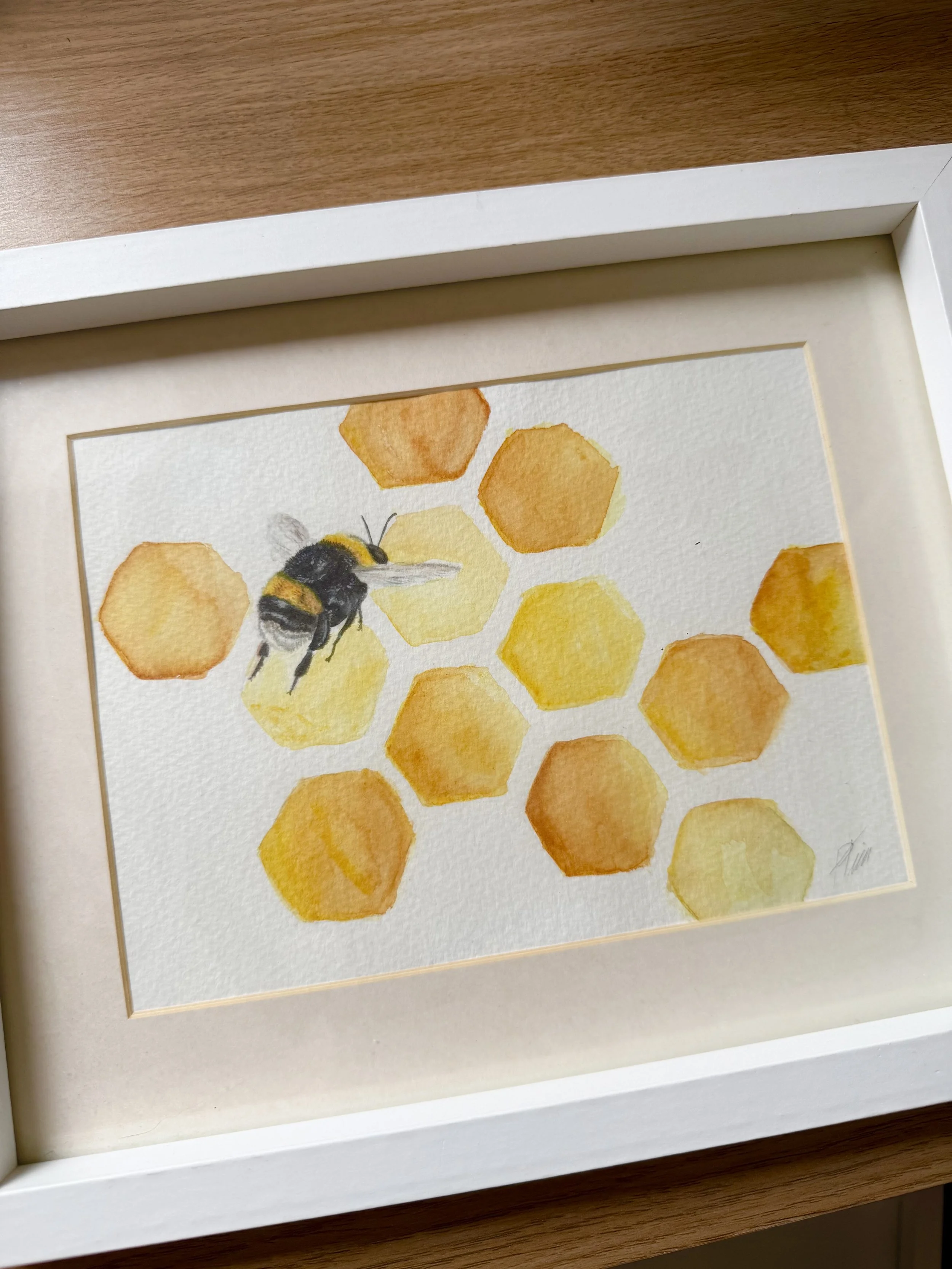 Bee and Honeycomb