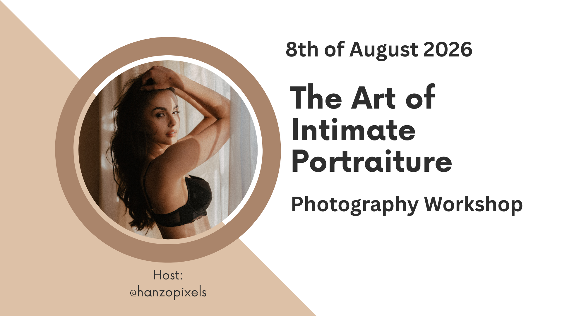 The Art of Intimate Portraiture - Photography Workshops