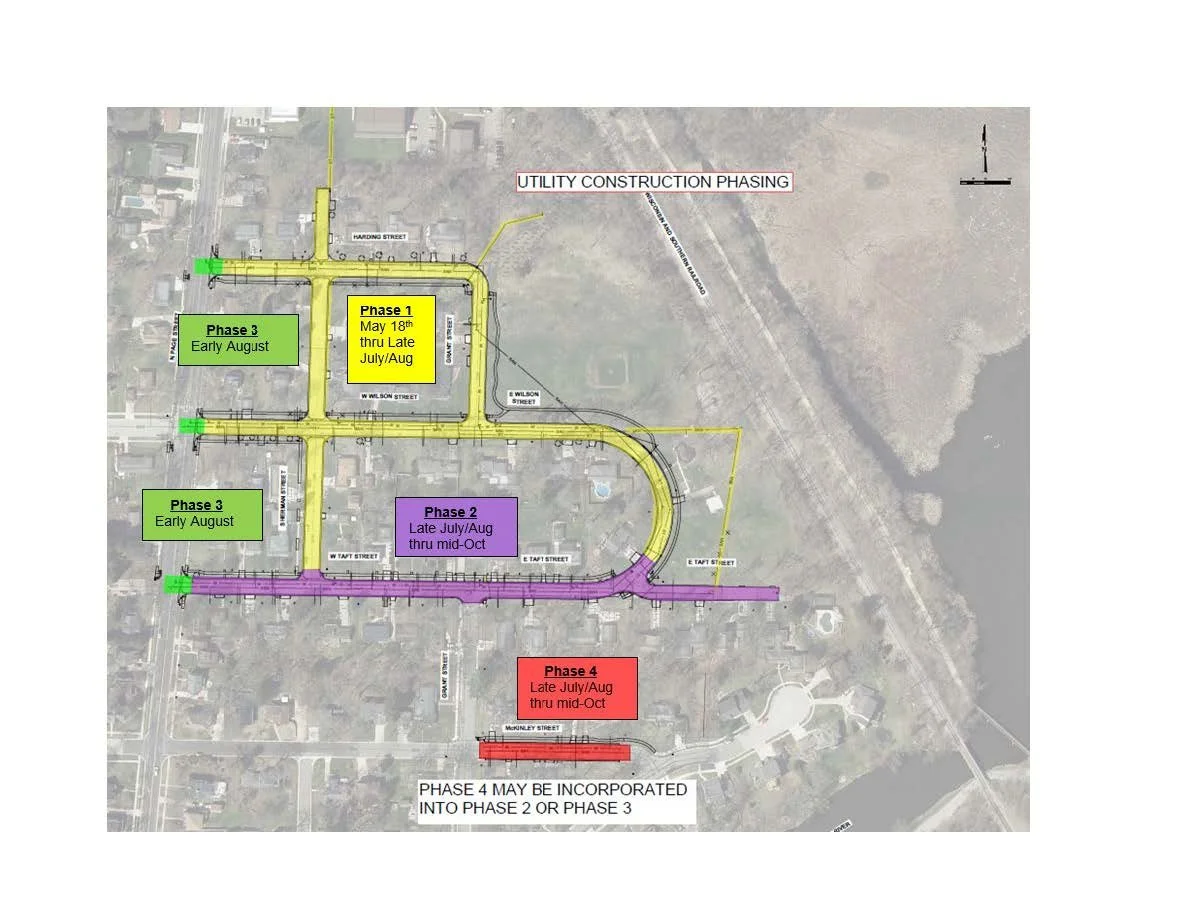 Bjoin Park Project Phasing Map