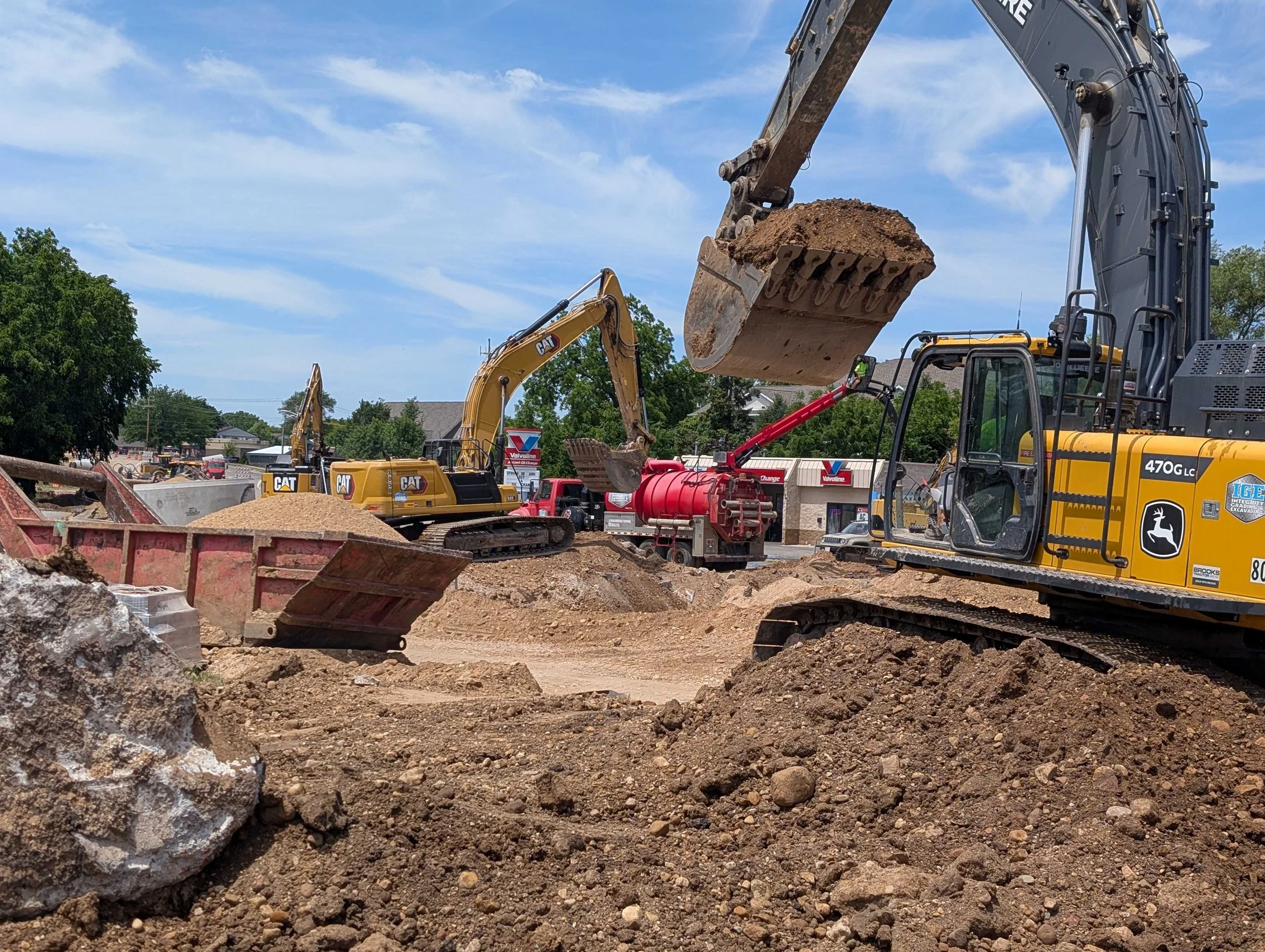 Underground work at Gjertson