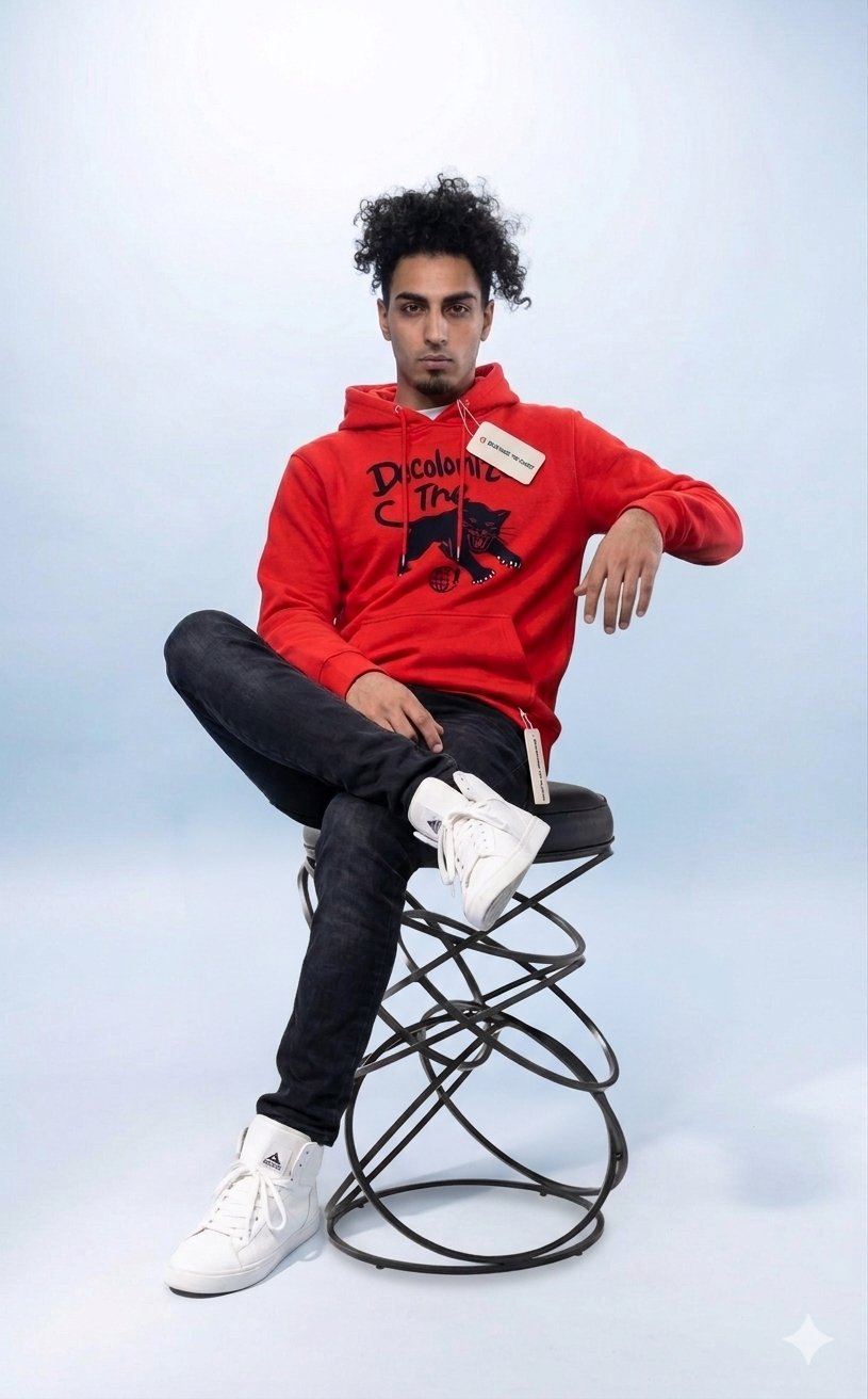 De Col Graphic Hoodie – Statement Print