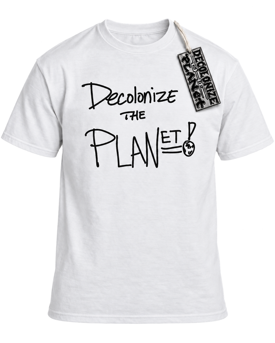 De Col White Graphic T-Shirt