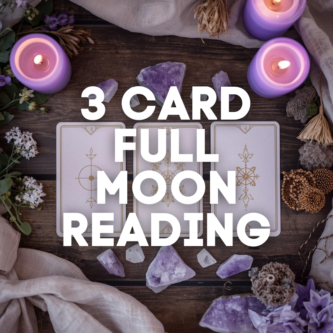 3 Card Full Moon Tarot Reading