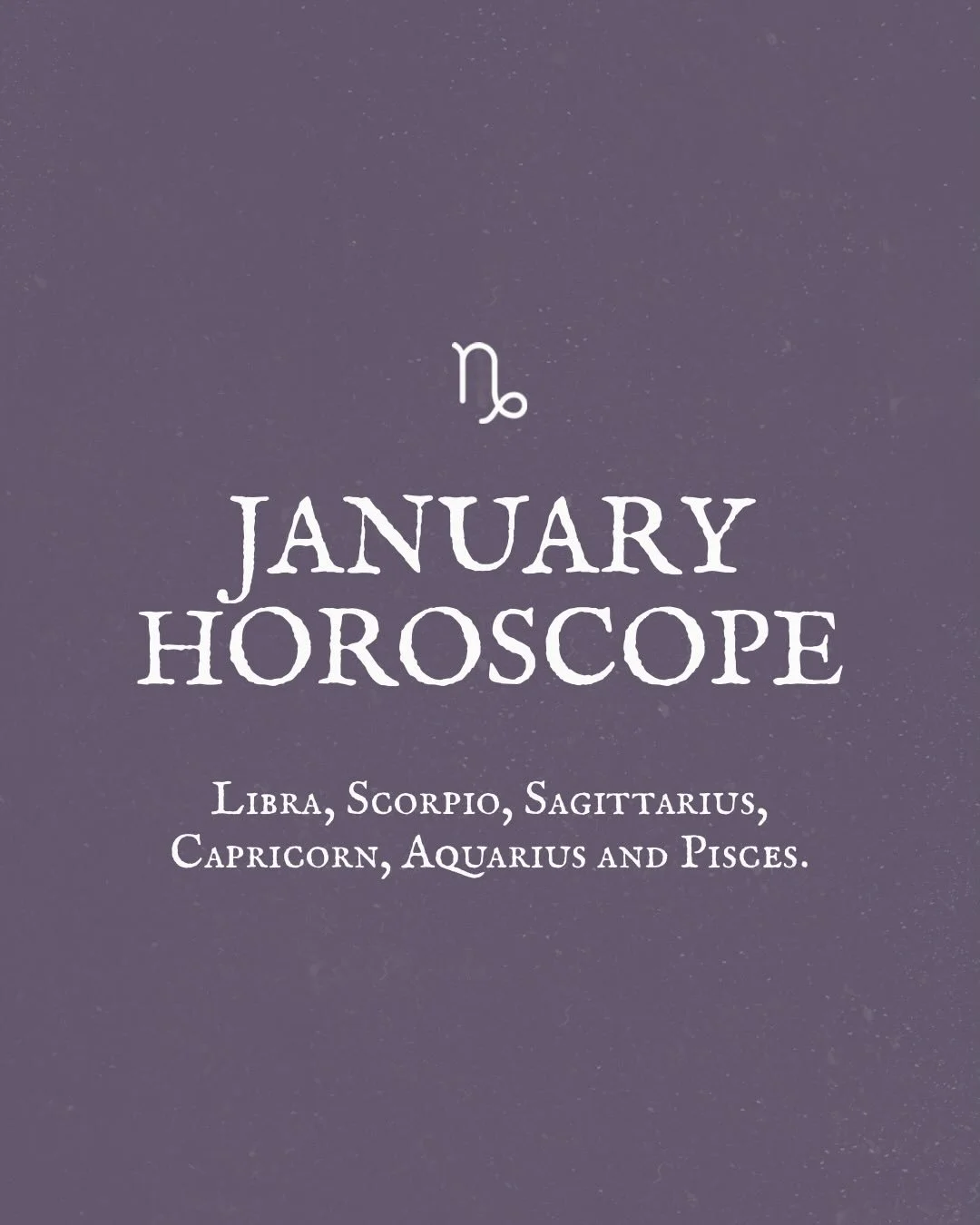 Hope I&rsquo;m not too late with this one hehe ✨ 

January horoscope for Libra, Scorpio, Sagittarius, Capricorn, Aquarius and Pisces 🔮 

#horoscope #astrology #tarot #tarotreadings #spiritualguidance