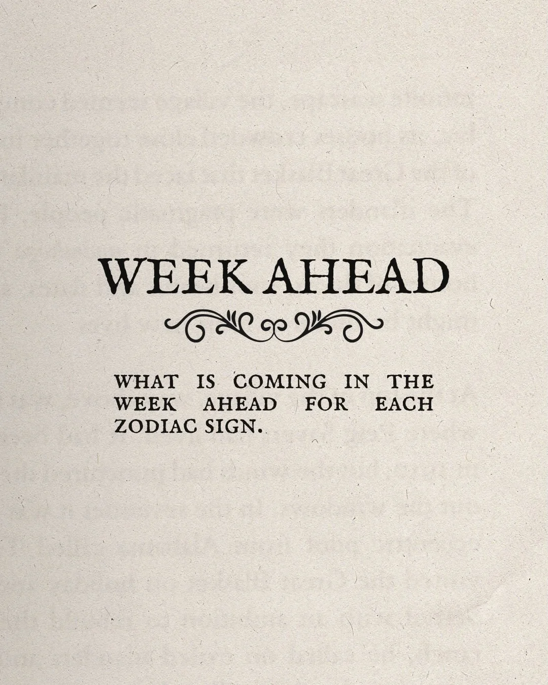 Read your sun, moon and rising for more depth ⭐ 

This is a week ahead message for all zodiac signs. This is a timeless reading, so whenever you read this, there may be a message here for you 💗

#tarot #tarotreadings #astrology #horoscope #spiritual