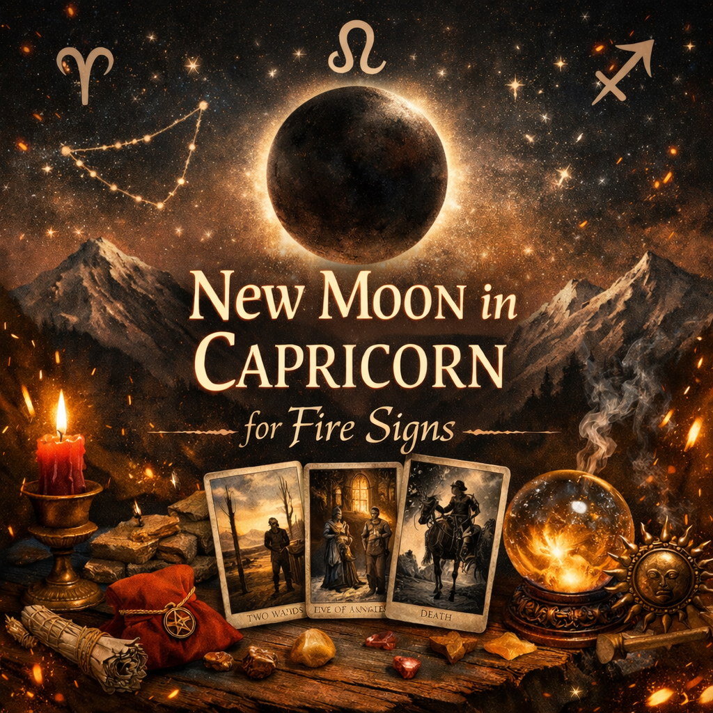 New Moon in Capricorn - Fire Signs