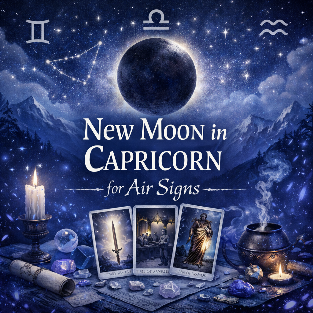 New Moon in Capricorn - Air Signs