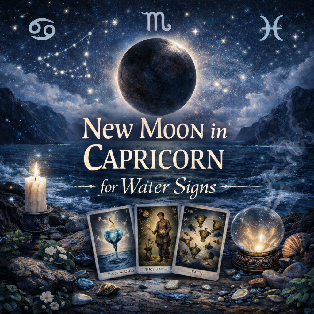 New Moon in Capricorn - Water Signs