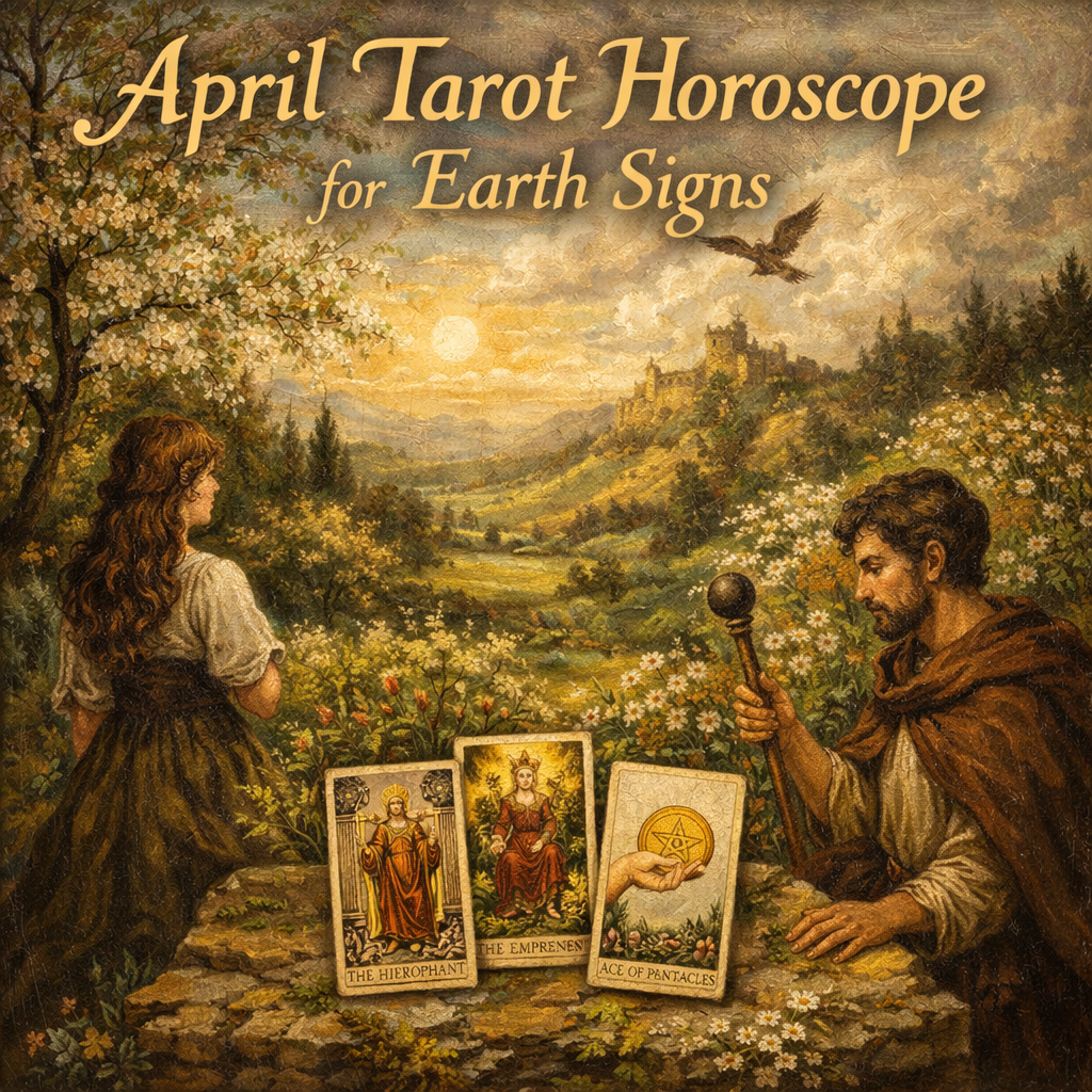 Extended April Tarot Horoscope for Earth Signs 