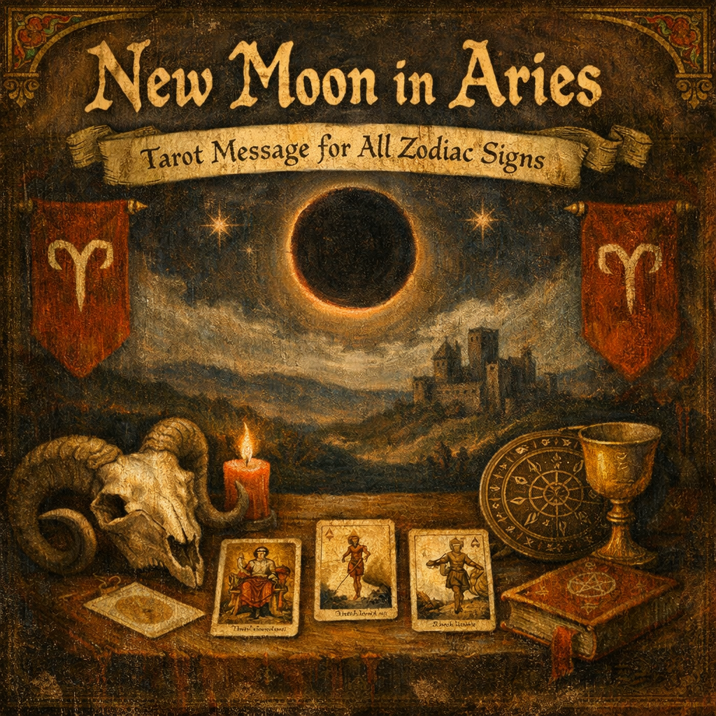 New Moon in Aries Tarot Message
