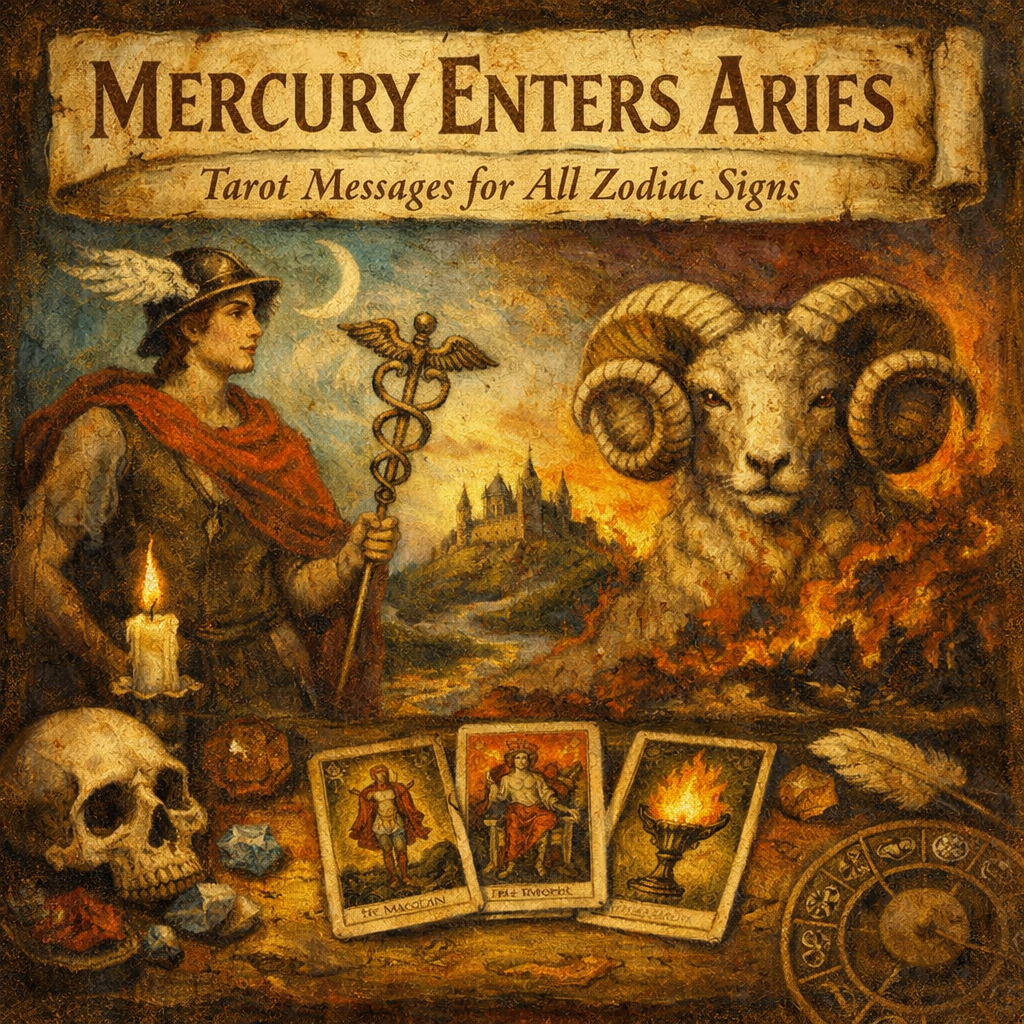 Mercury enters Aries Tarot Message