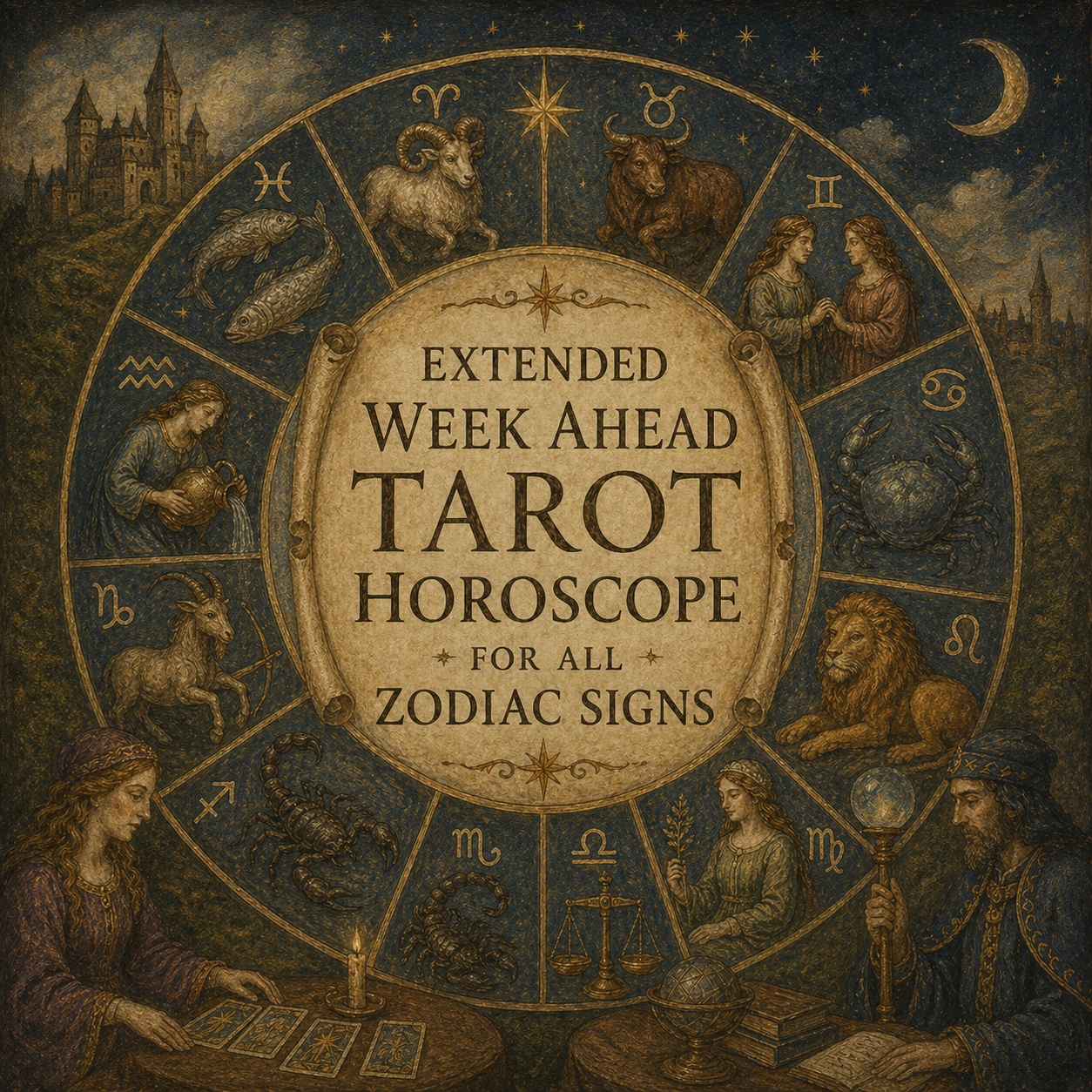 Extended Week Ahead Tarot Horoscope